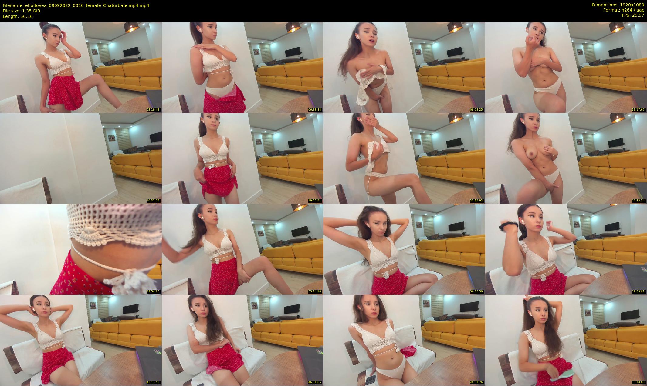 ehotlovea — 57 minute Chaturbate female cam show recording, 1080p, Sep 9, 2022