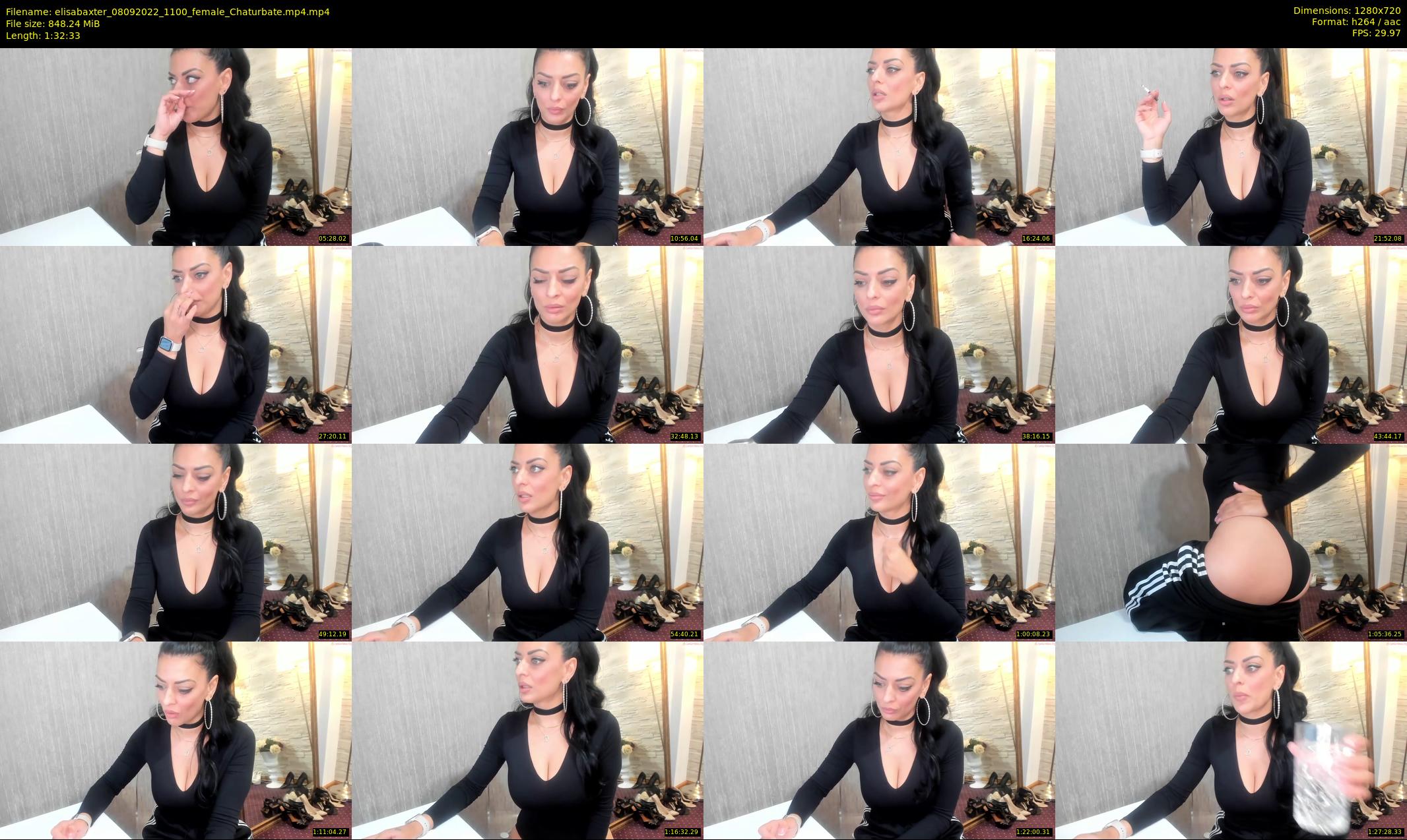 elisabaxter — 93 minute Chaturbate female cam show recording, 720p, Sep 8, 2022