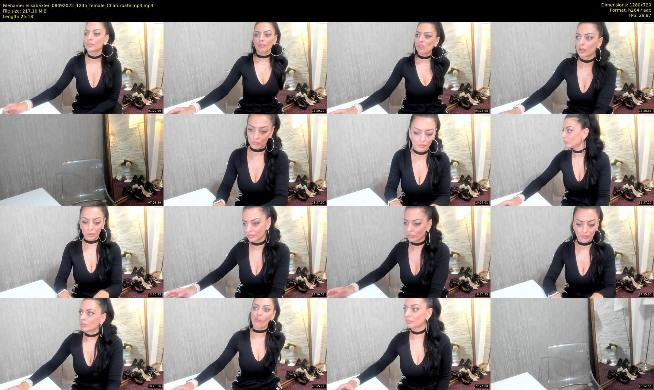 elisabaxter — 26 minute Chaturbate female cam show recording, 720p, Sep 8, 2022
