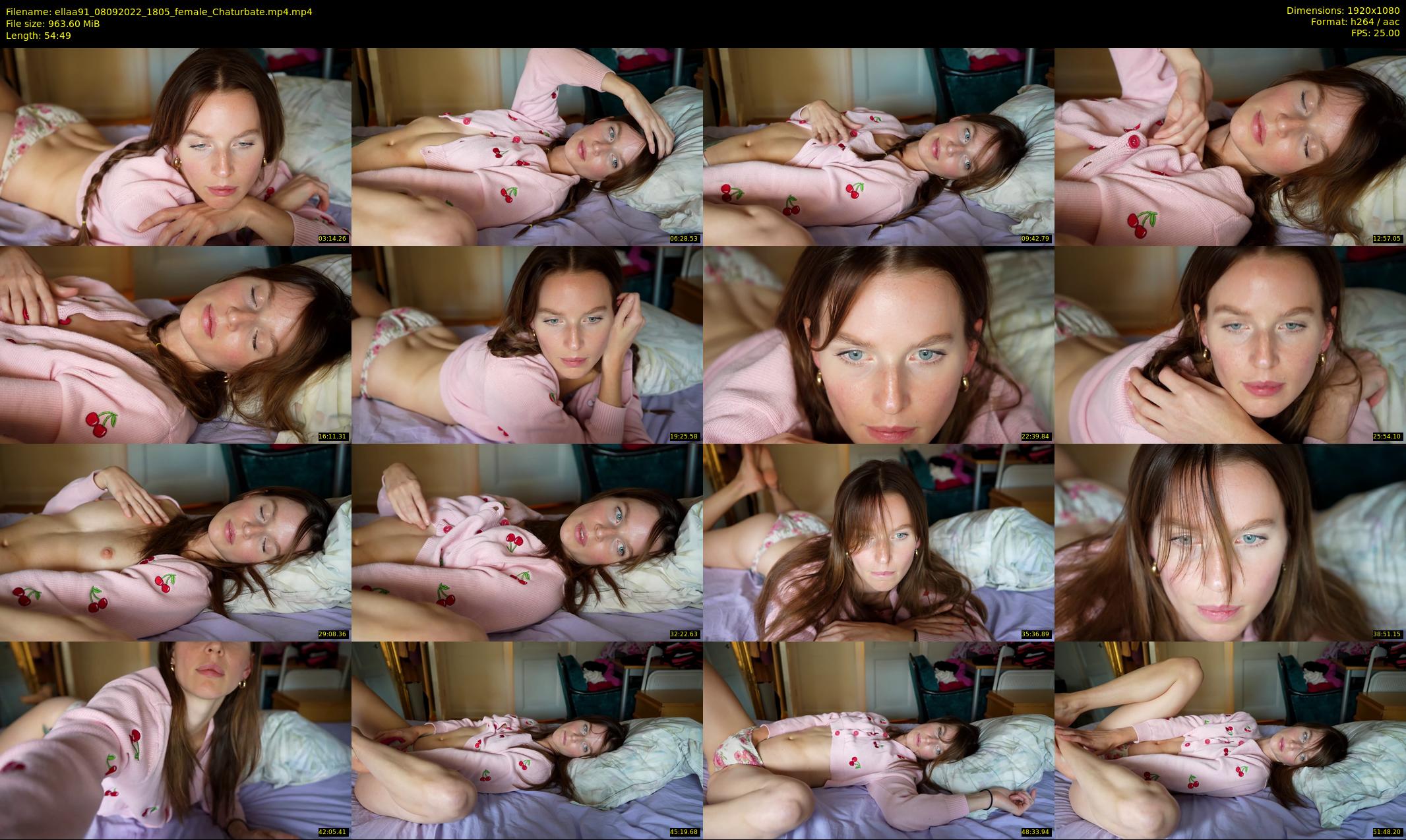ellaa91 — 55 minute Chaturbate female cam show recording, 1080p, Sep 8, 2022