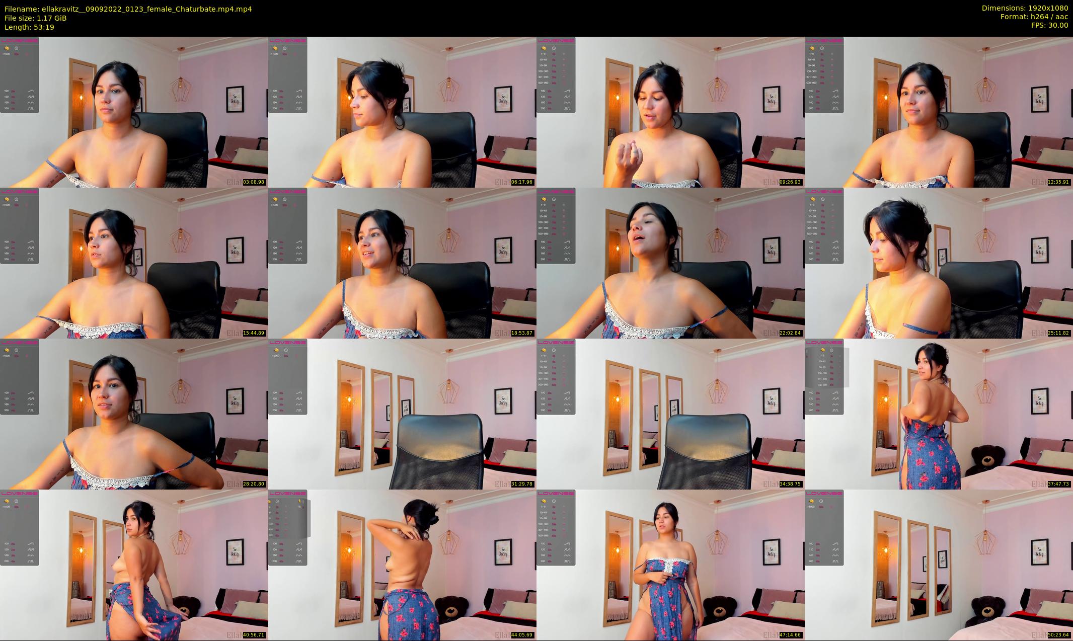 ellakravitz_ — 54 minute Chaturbate female cam show recording, 1080p, Sep 9, 2022