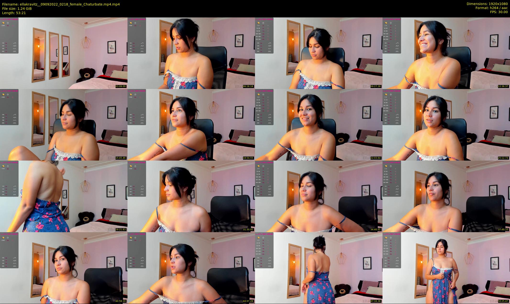 ellakravitz_ — 54 minute Chaturbate female cam show recording, 1080p, Sep 9, 2022