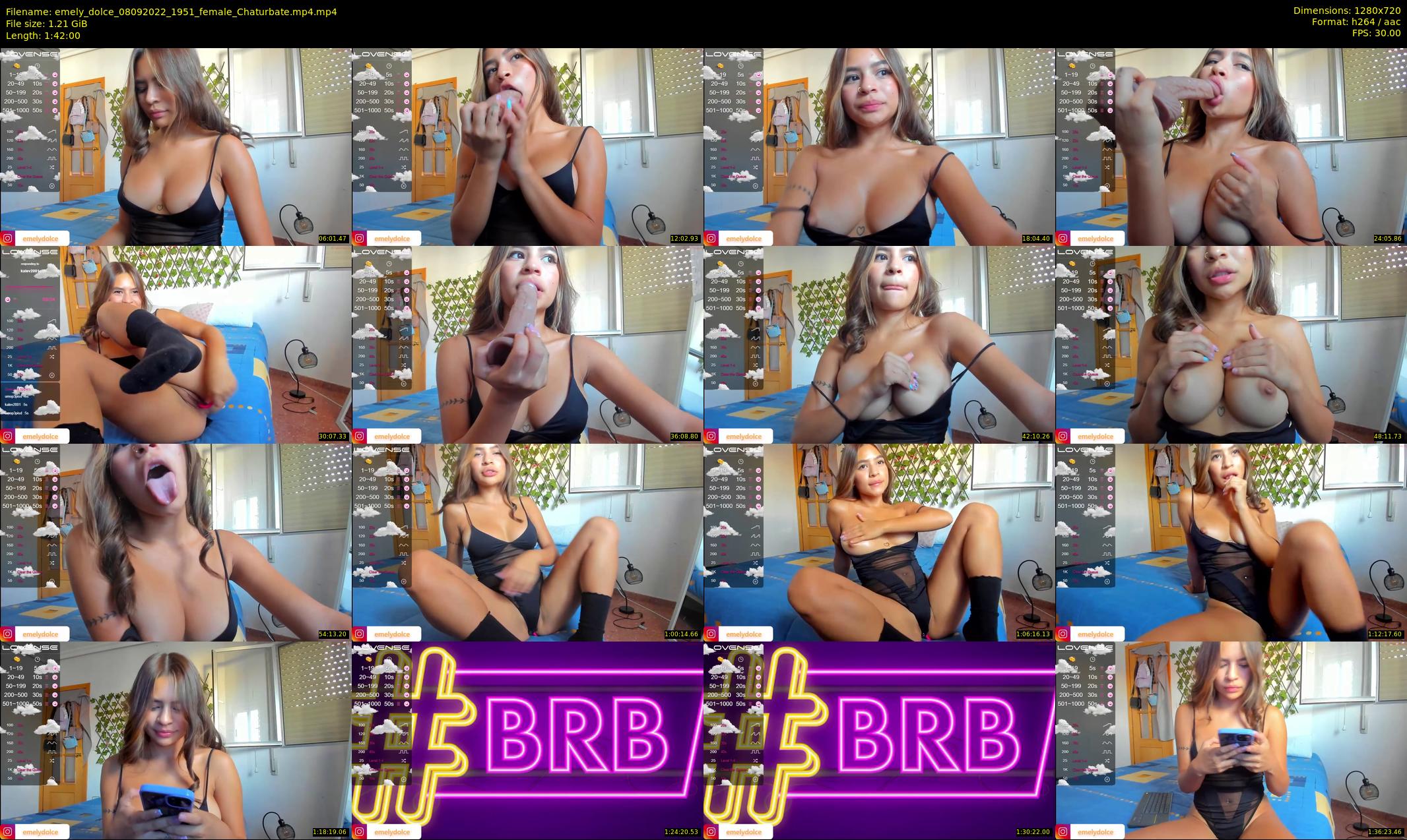 emely_dolce — 102 minute Chaturbate female cam show recording, 720p, Sep 8, 2022