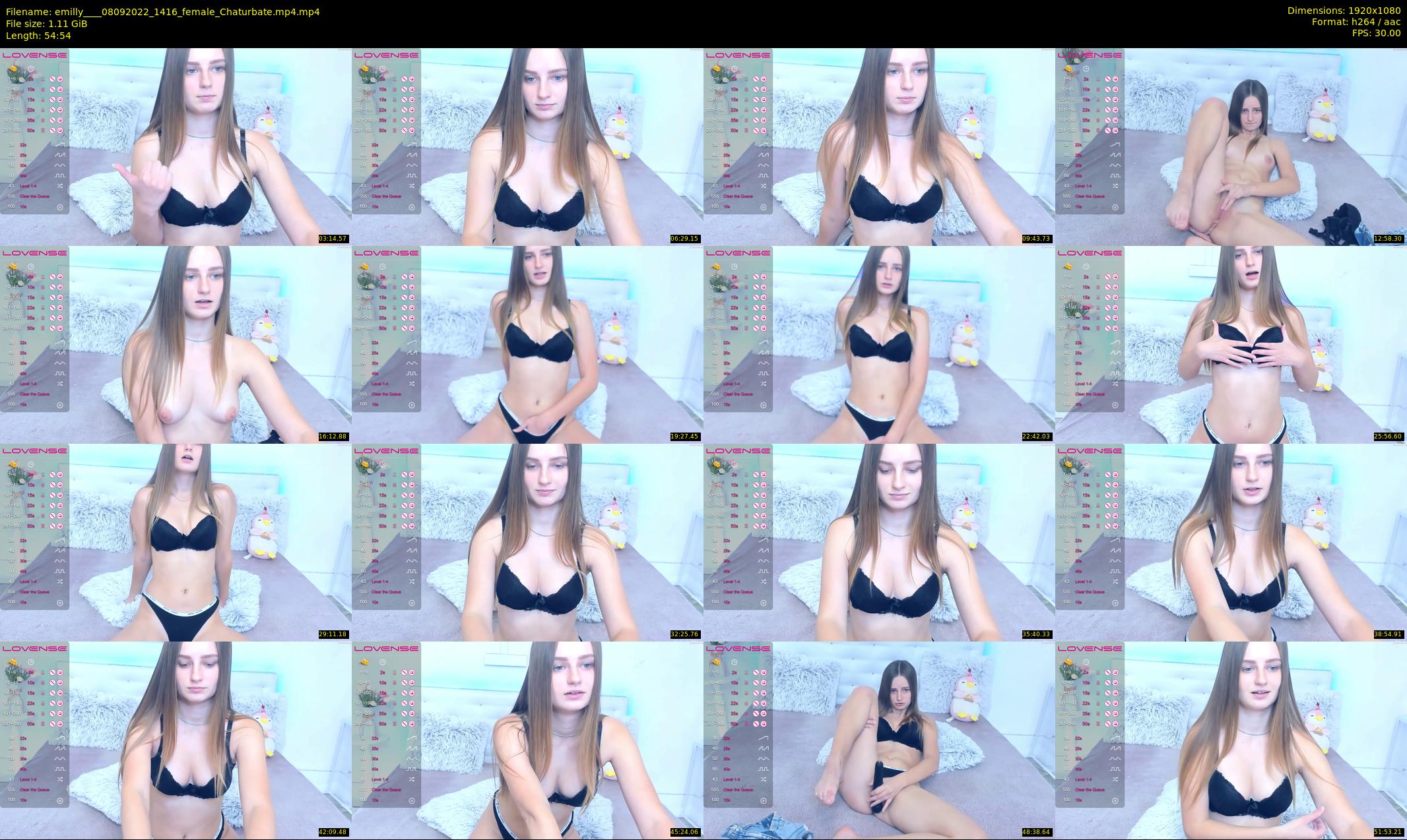 emilly___ — 55 minute Chaturbate female cam show recording, 1080p, Sep 8, 2022