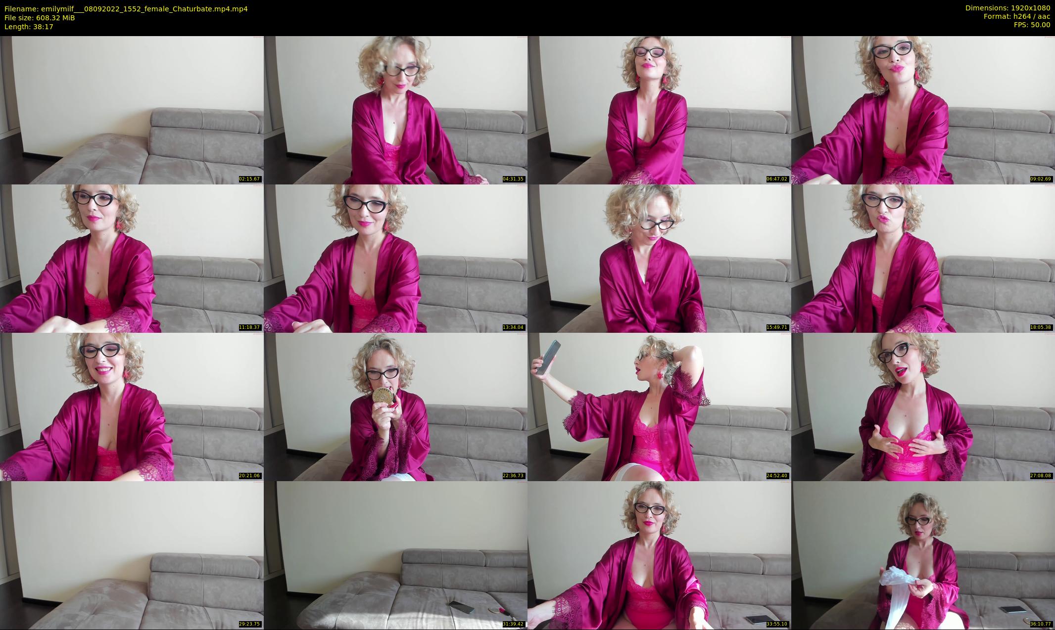 emilymilf__ — 39 minute Chaturbate female cam show recording, 1080p, Sep 8, 2022
