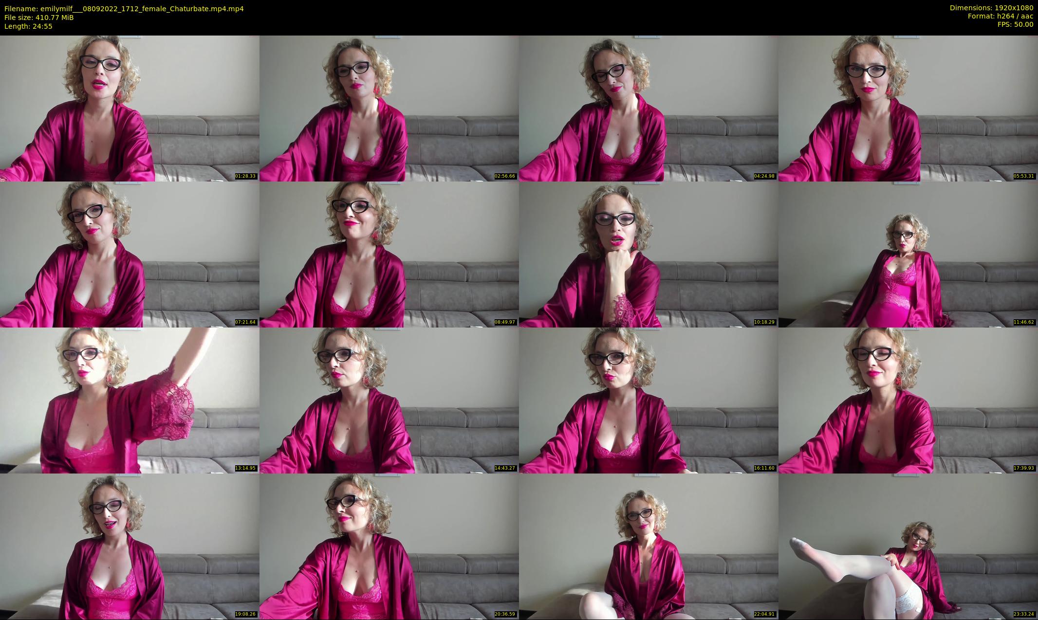 emilymilf__ — 25 minute Chaturbate female cam show recording, 1080p, Sep 8, 2022