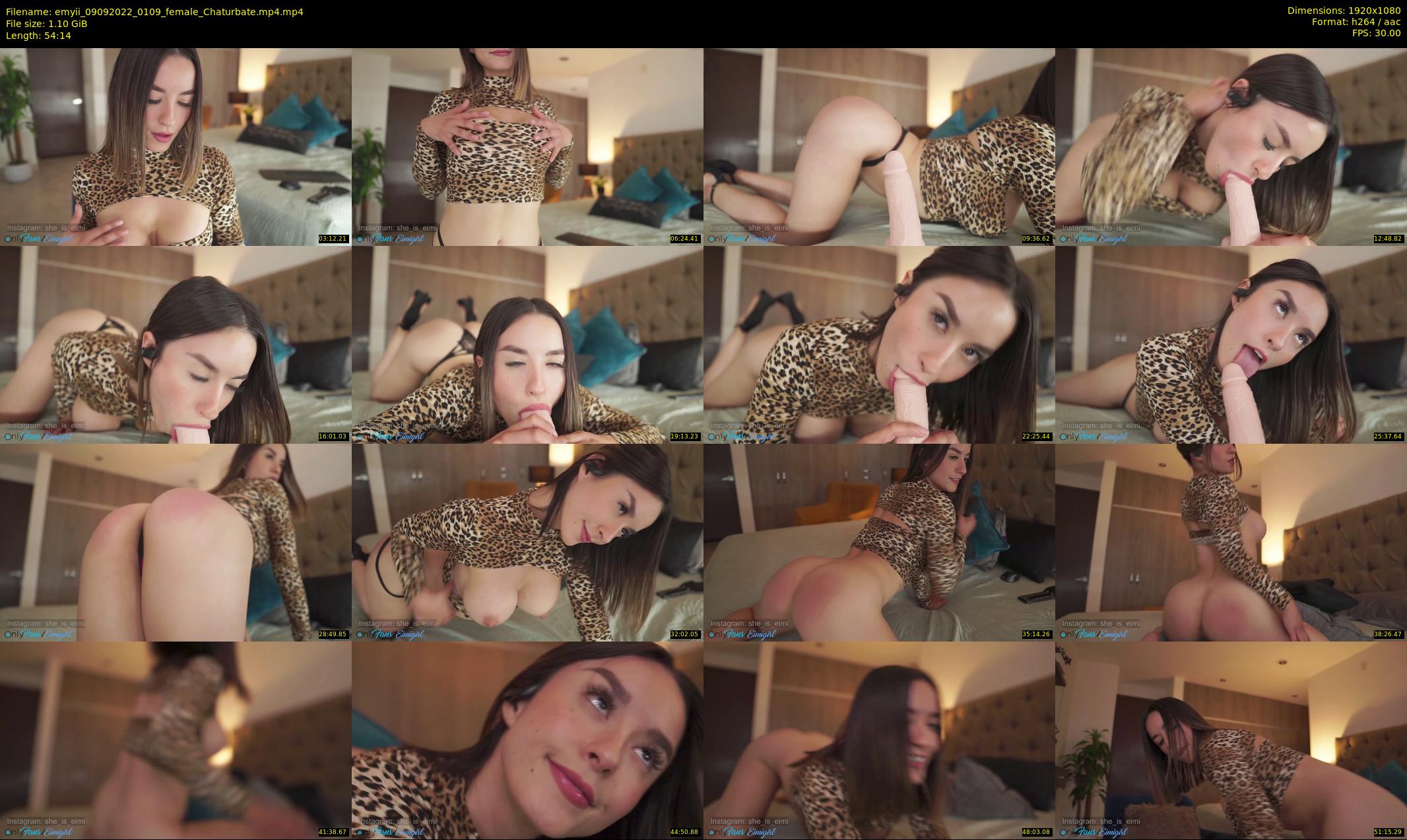 emyii — 55 minute Chaturbate female cam show recording, 1080p, Sep 9, 2022