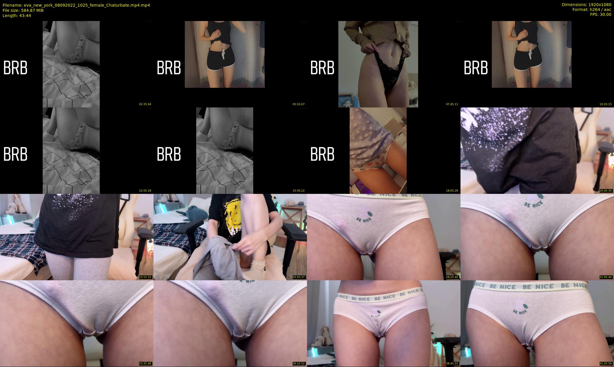 eva_new_york — 44 minute Chaturbate female cam show recording, 1080p, Sep 8, 2022