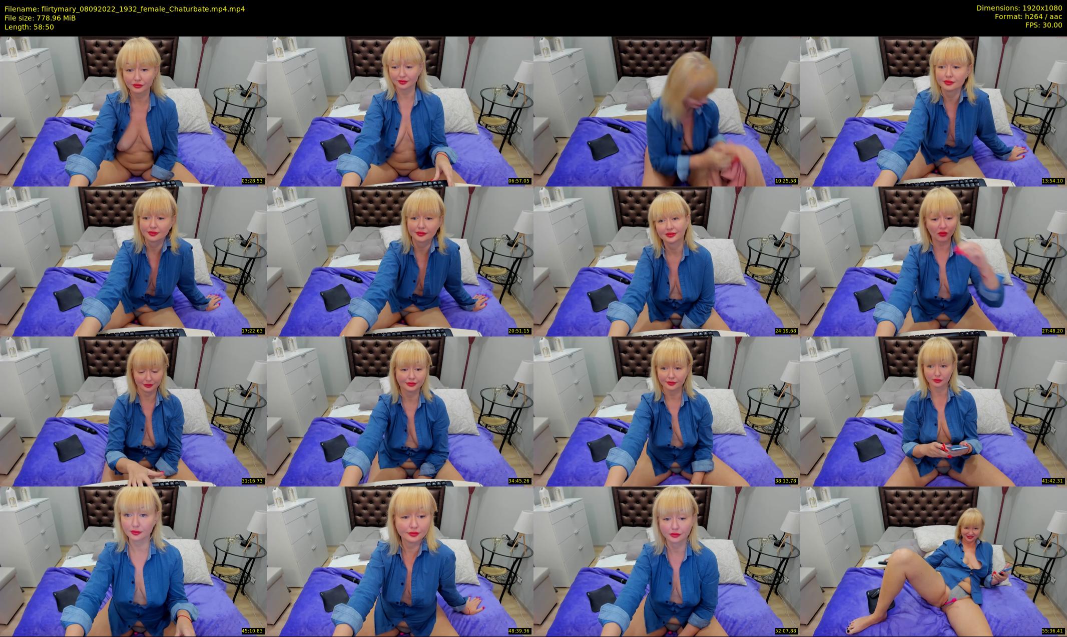 flirtymary — 59 minute Chaturbate female cam show recording, 1080p, Sep 8, 2022