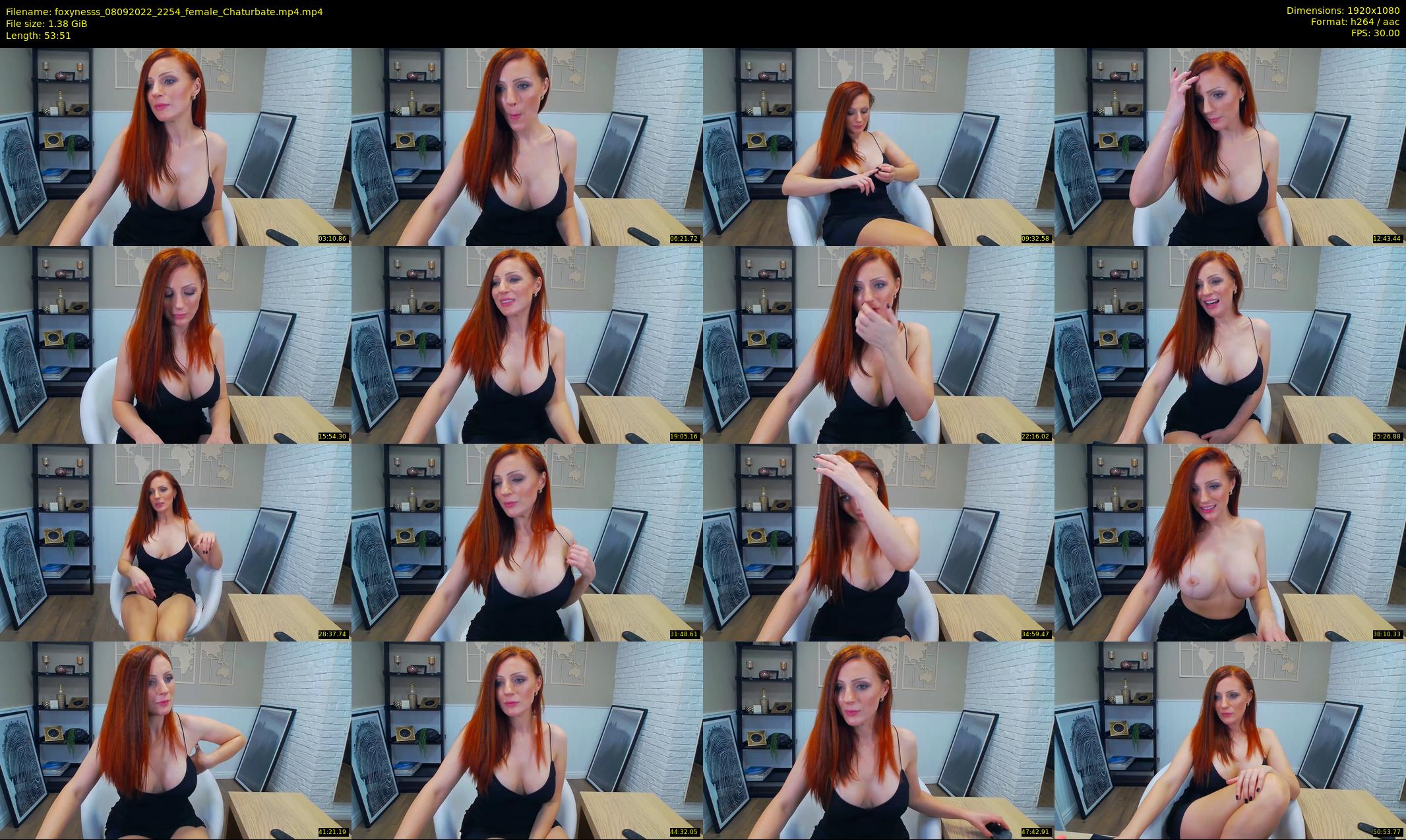 foxynesss — 54 minute Chaturbate female cam show recording, 1080p, Sep 8, 2022