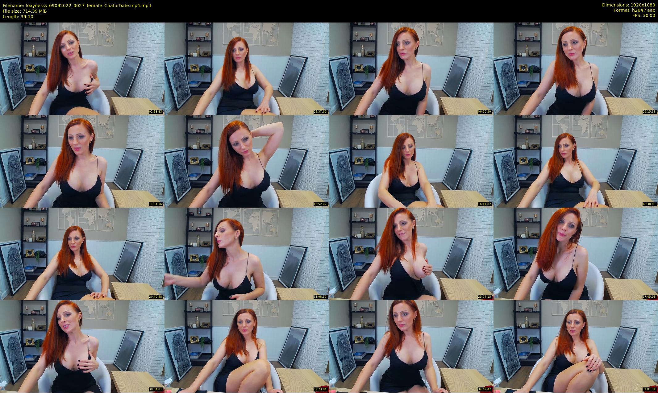 foxynesss — 40 minute Chaturbate female cam show recording, 1080p, Sep 9, 2022