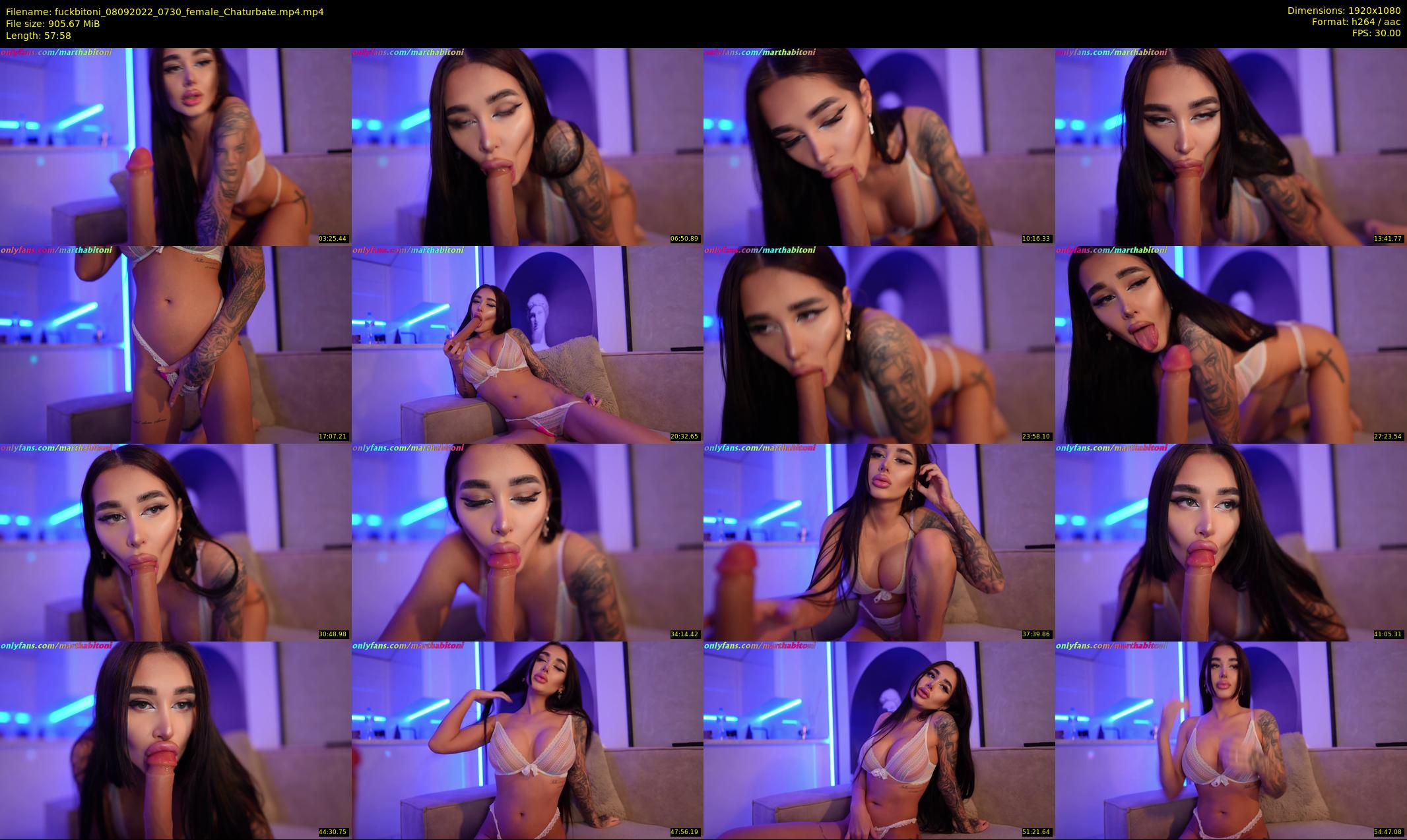 fuckbitoni — 58 minute Chaturbate couple cam show recording, 1080p, Sep 8, 2022