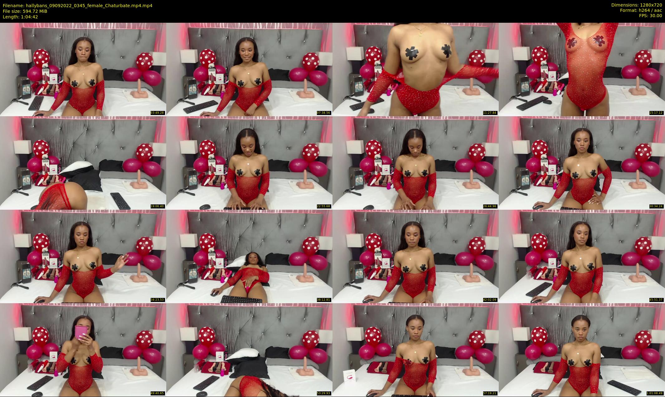 hallybans — 65 minute Chaturbate female cam show recording, 720p, Sep 9, 2022