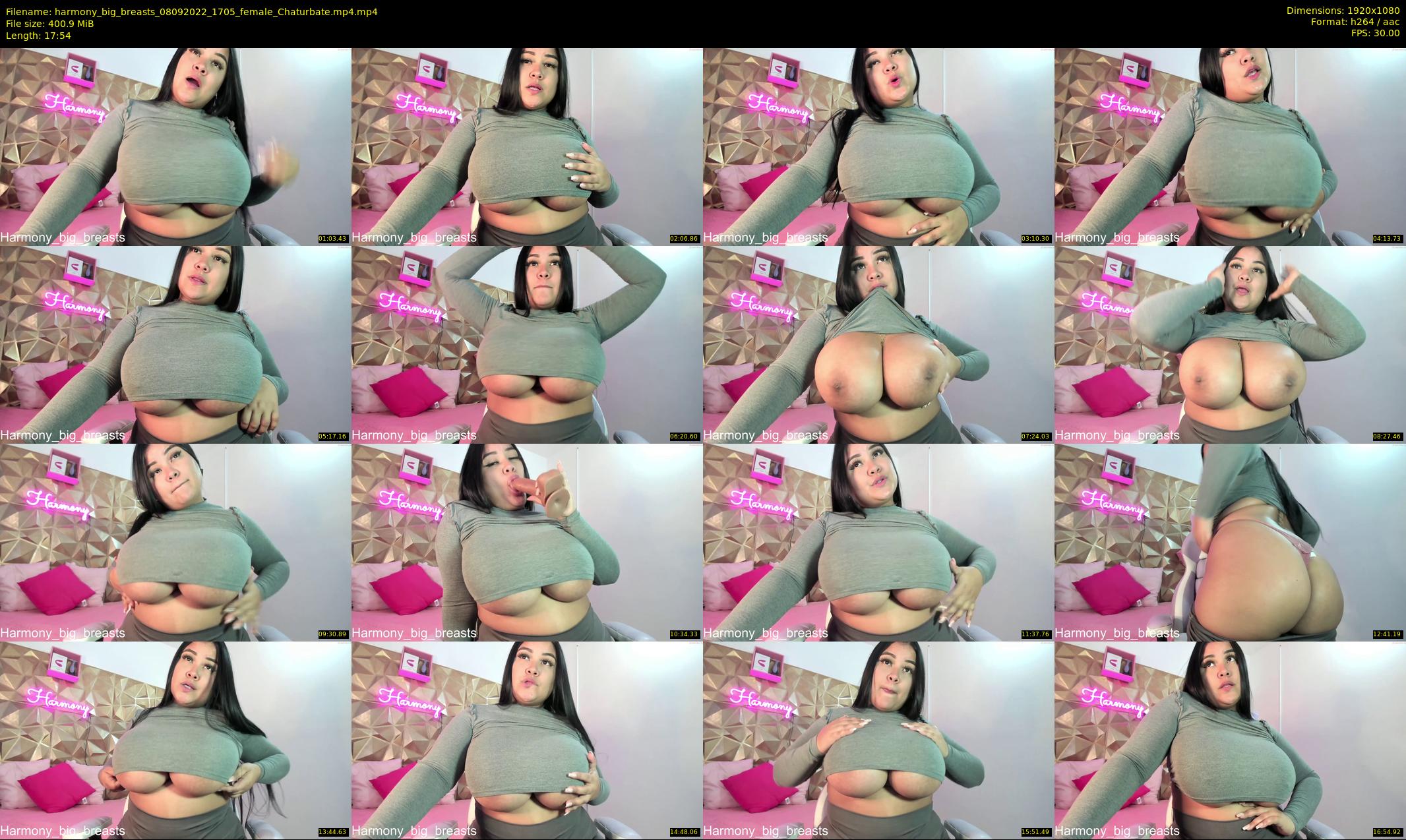 harmony_big_breasts — 18 minute Chaturbate female cam show recording, 1080p, Sep 8, 2022