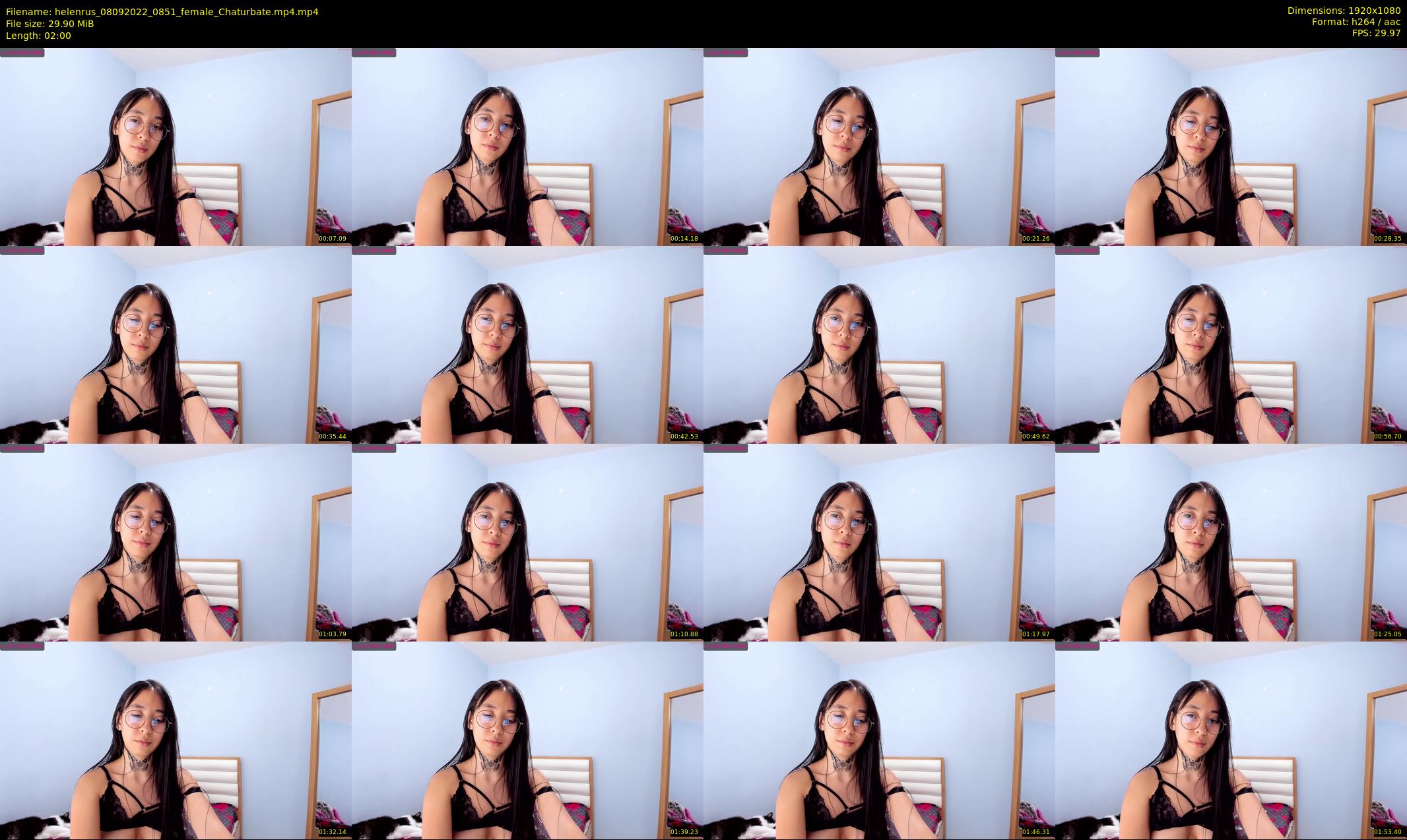 helenrus — 2 minute Chaturbate female cam show recording, 1080p, Sep 8, 2022