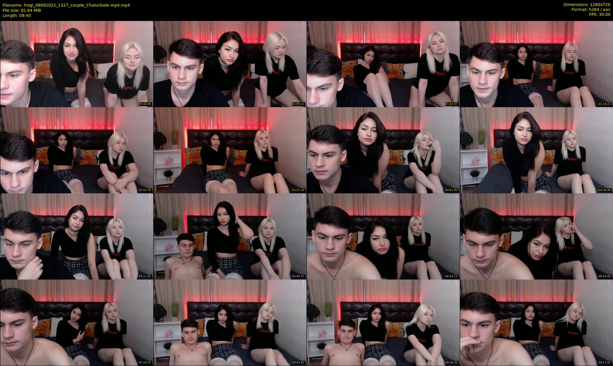 hizgi — 10 minute Chaturbate couple cam show recording, 720p, Sep 8, 2022