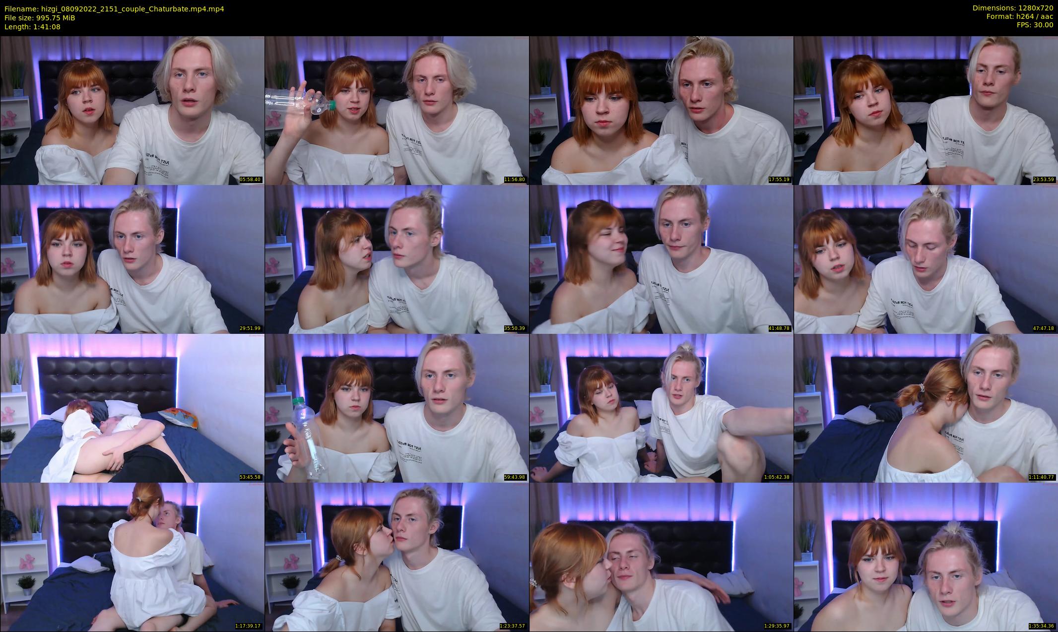 hizgi — 102 minute Chaturbate couple cam show recording, 720p, Sep 8, 2022