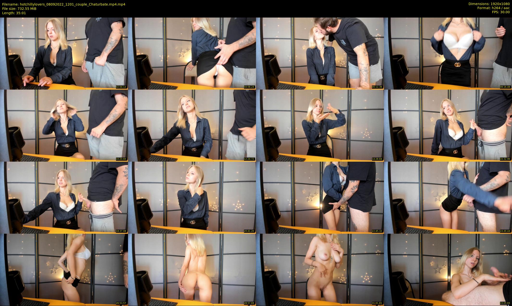 hotchillylovers — 36 minute Chaturbate couple cam show recording, 1080p, Sep 8, 2022