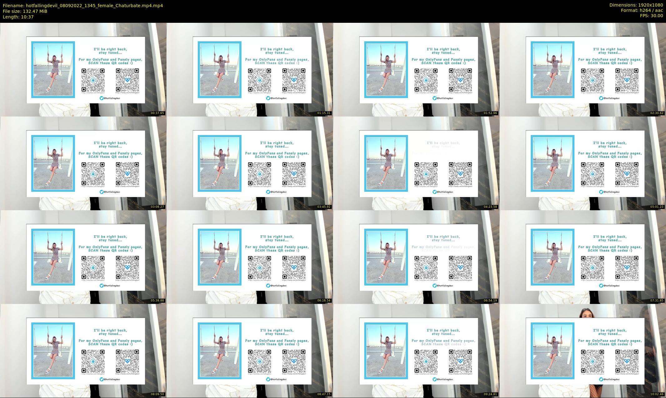 hotfallingdevil — 11 minute Chaturbate female cam show recording, 1080p, Sep 8, 2022