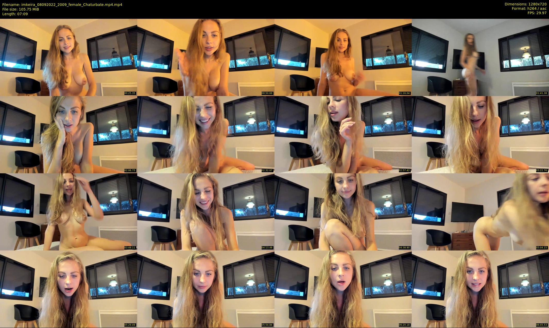 imkeira — 8 minute Chaturbate female cam show recording, 720p, Sep 8, 2022