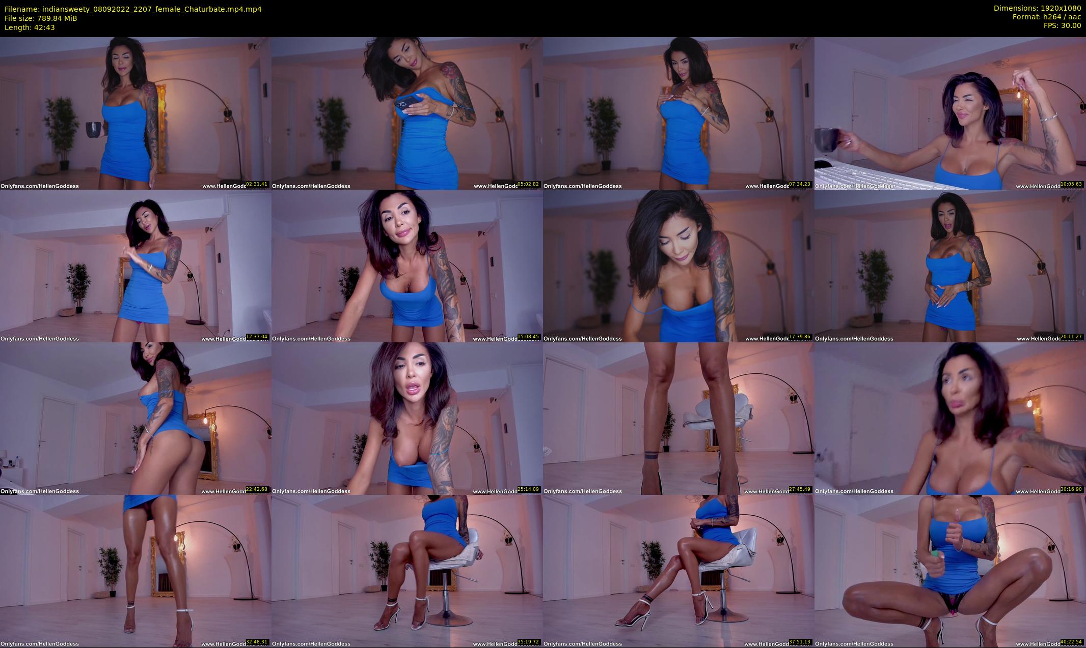 indiansweety — 43 minute Chaturbate female cam show recording, 1080p, Sep 8, 2022