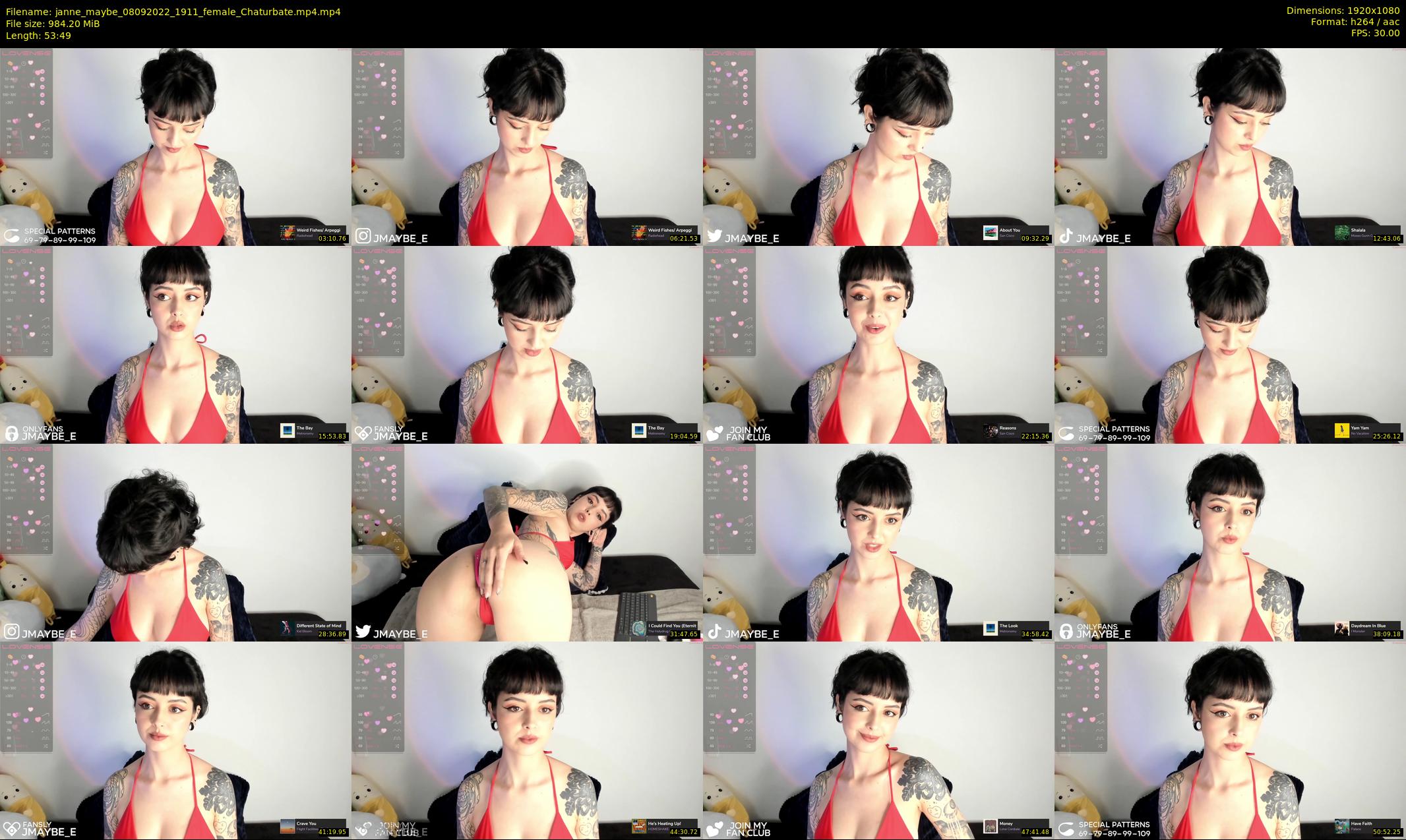 janne_maybe — 54 minute Chaturbate female cam show recording, 1080p, Sep 8, 2022