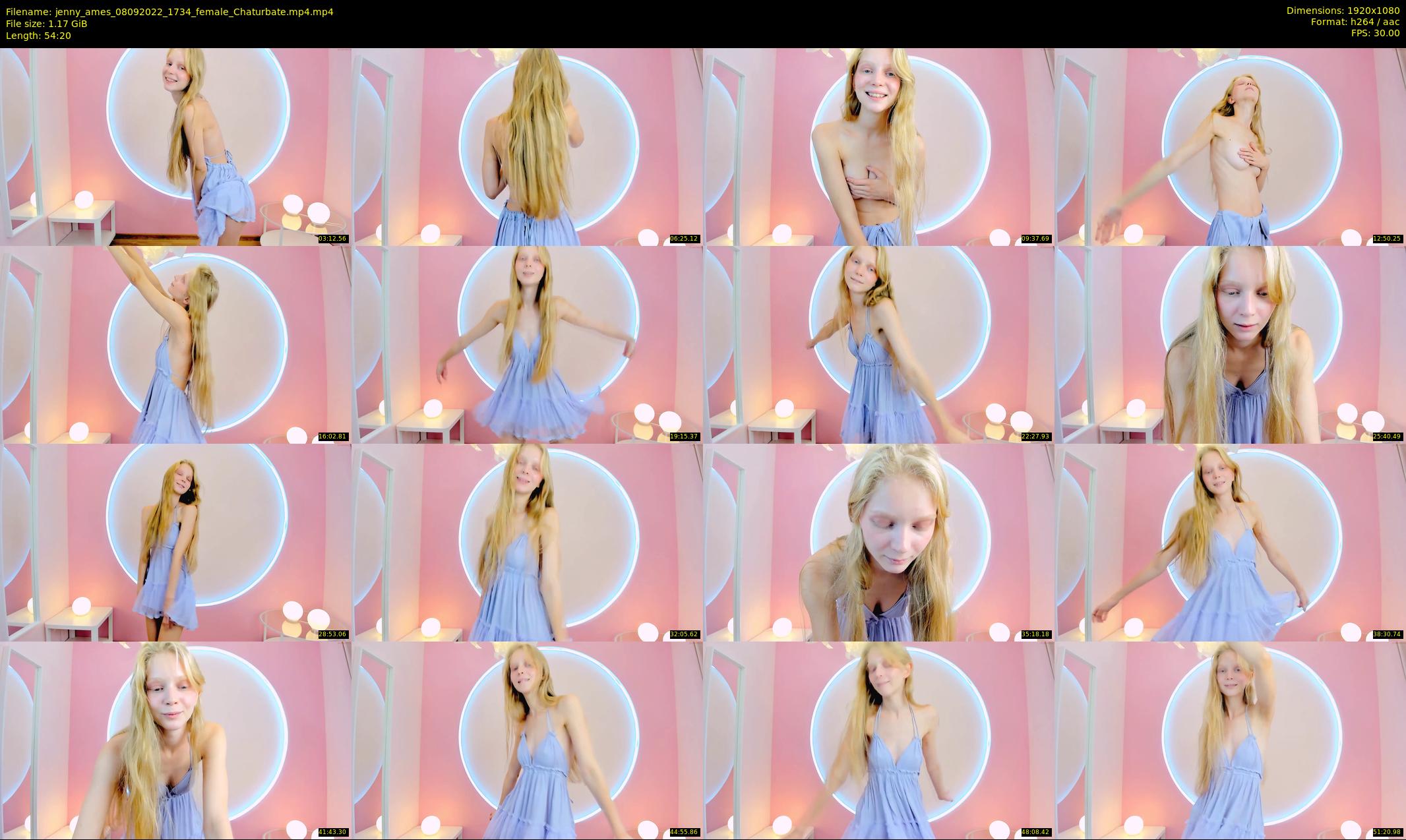 jenny_ames — 55 minute Chaturbate female cam show recording, 1080p, Sep 8, 2022