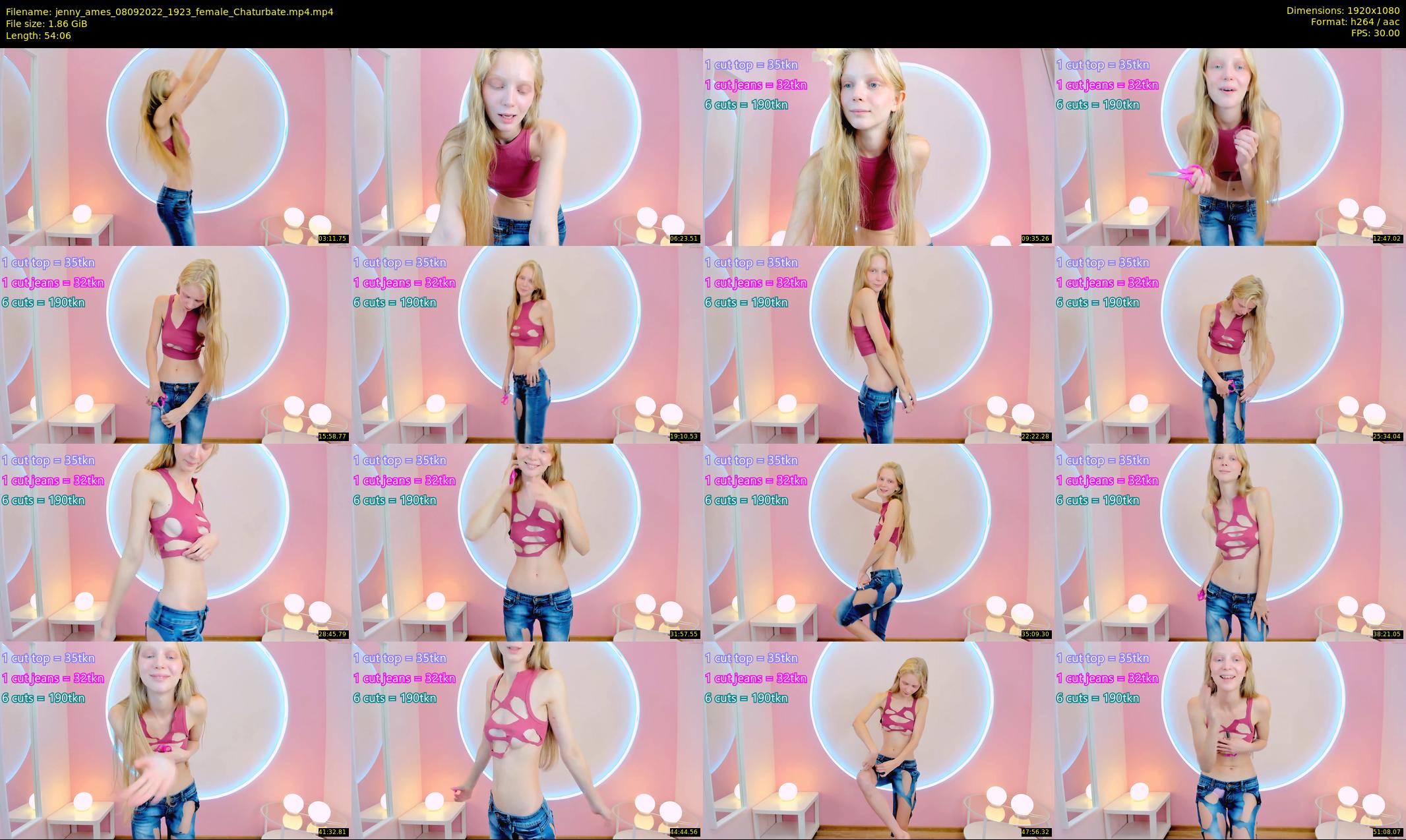 jenny_ames — 55 minute Chaturbate female cam show recording, 1080p, Sep 8, 2022