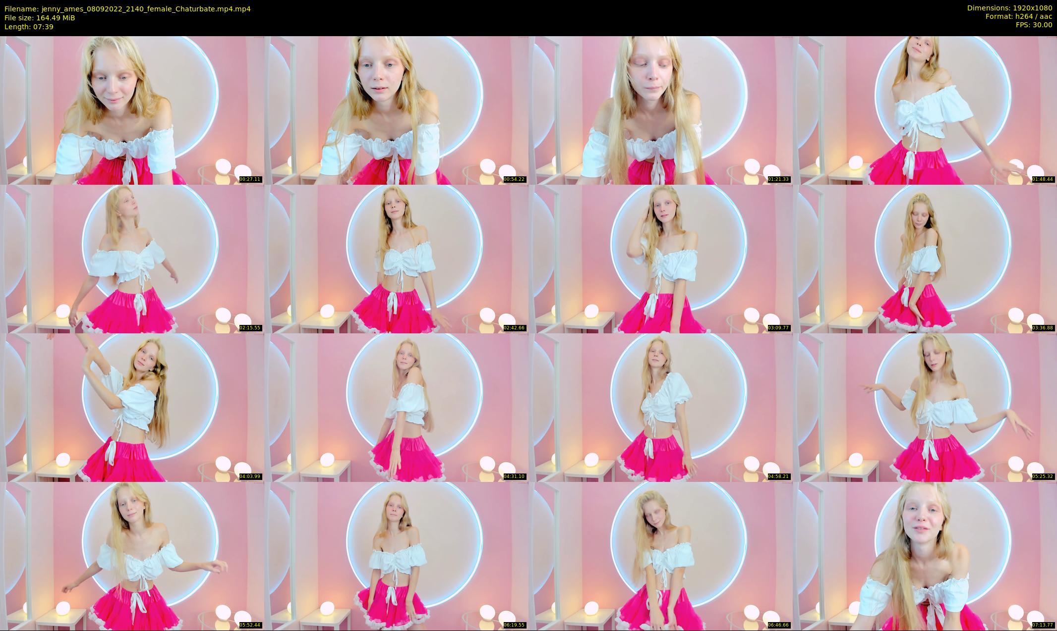 jenny_ames — 8 minute Chaturbate female cam show recording, 1080p, Sep 8, 2022