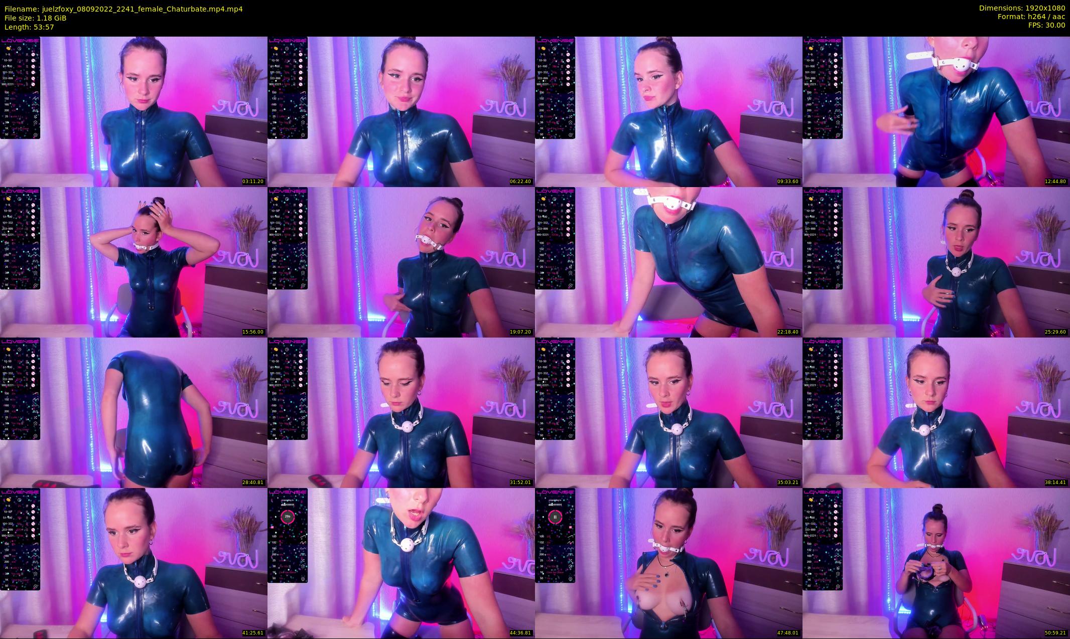 juelzfoxy — 54 minute Chaturbate female cam show recording, 1080p, Sep 8, 2022