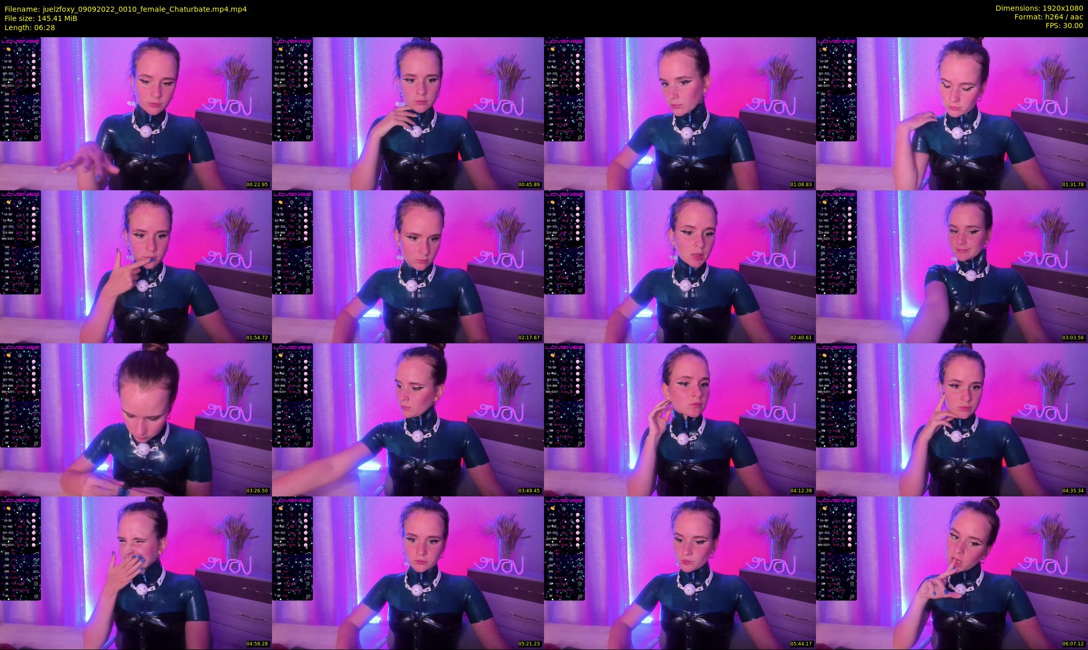 juelzfoxy — 7 minute Chaturbate female cam show recording, 1080p, Sep 9, 2022