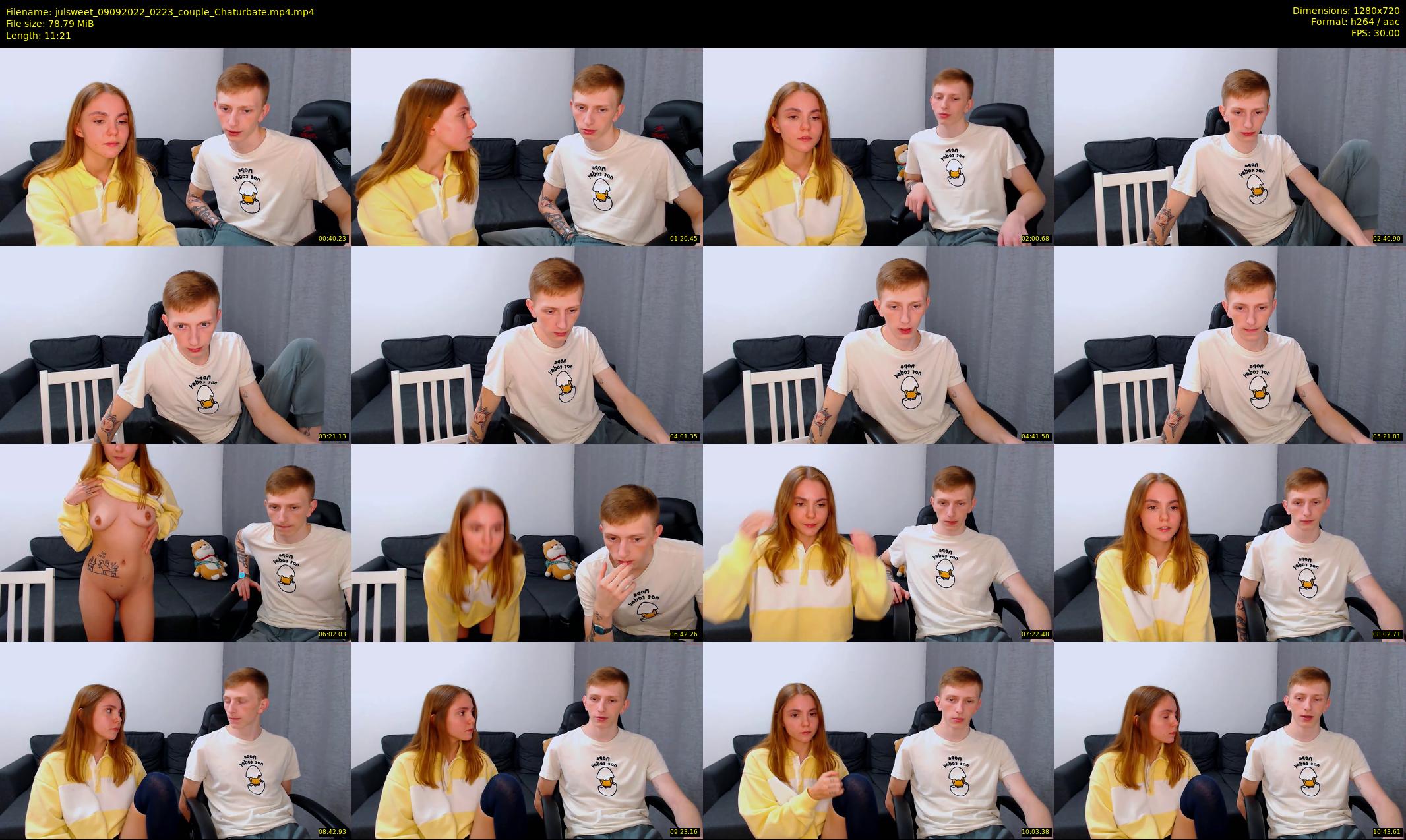 julsweet — 12 minute Chaturbate male cam show recording, 720p, Sep 9, 2022
