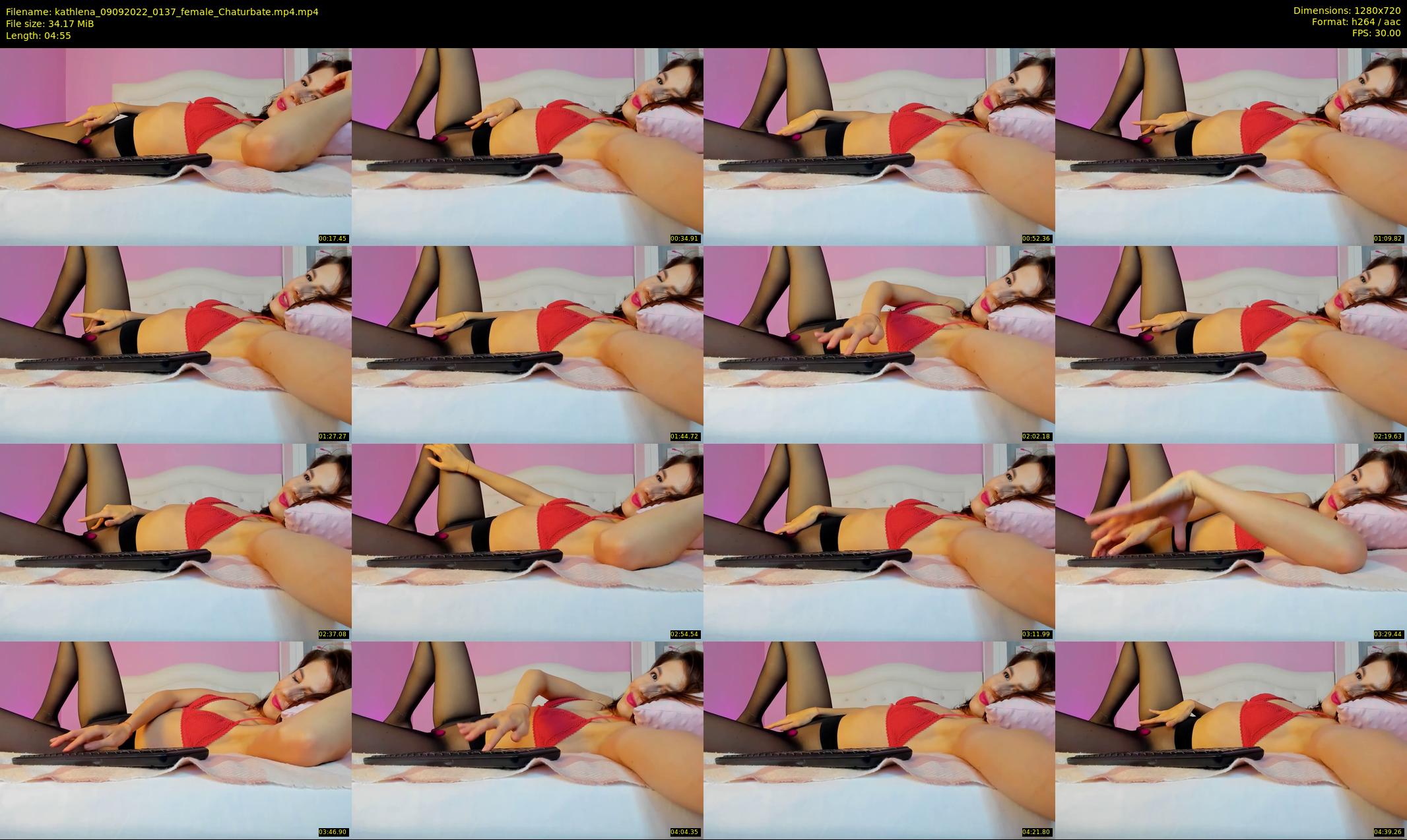 kathlena — 5 minute Chaturbate female cam show recording, 720p, Sep 9, 2022