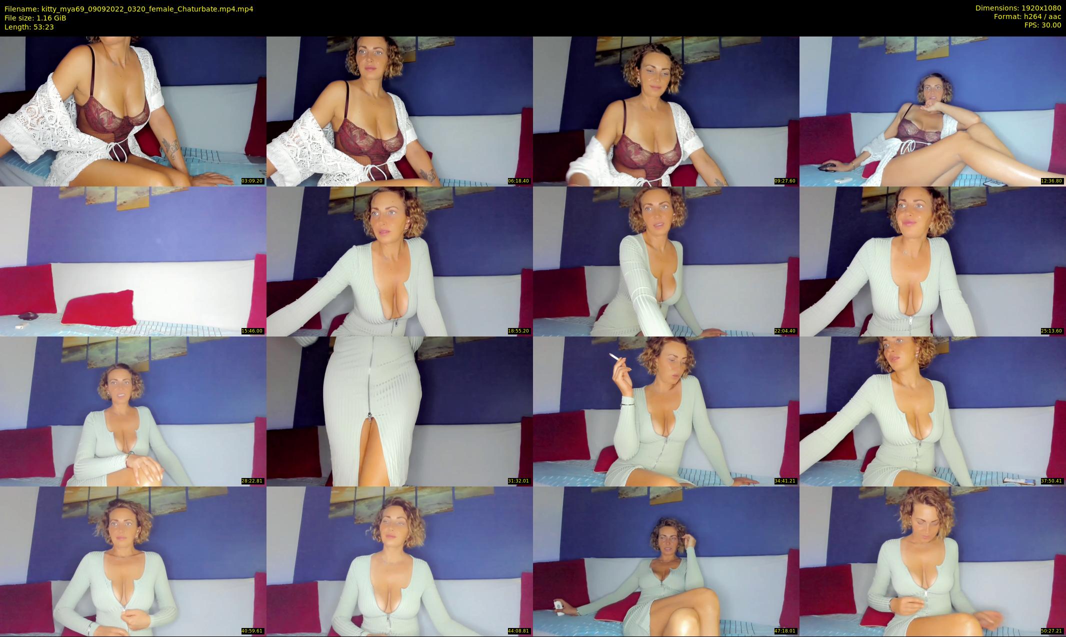 kitty_mya69 — 54 minute Chaturbate female cam show recording, 1080p, Sep 9, 2022