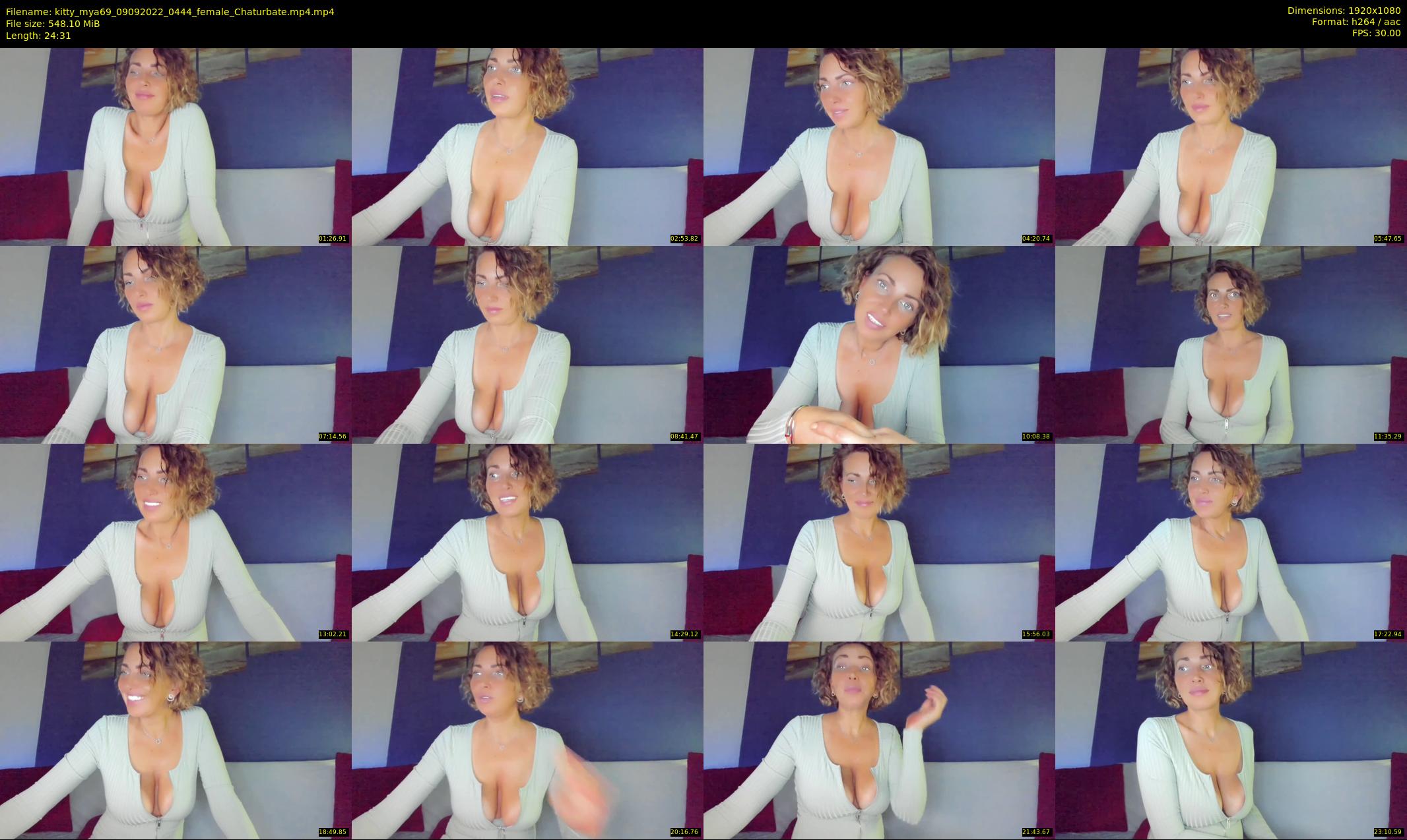 kitty_mya69 — 25 minute Chaturbate female cam show recording, 1080p, Sep 9, 2022