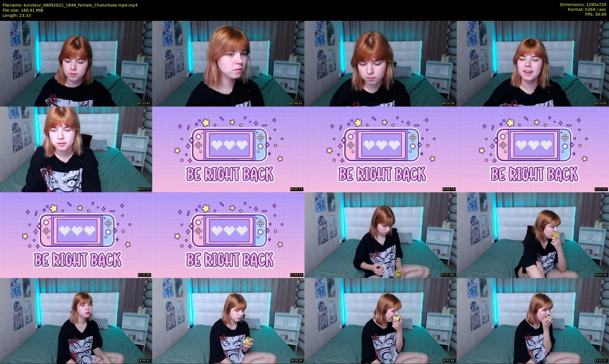 kuroteur — 24 minute Chaturbate couple cam show recording, 720p, Sep 8, 2022