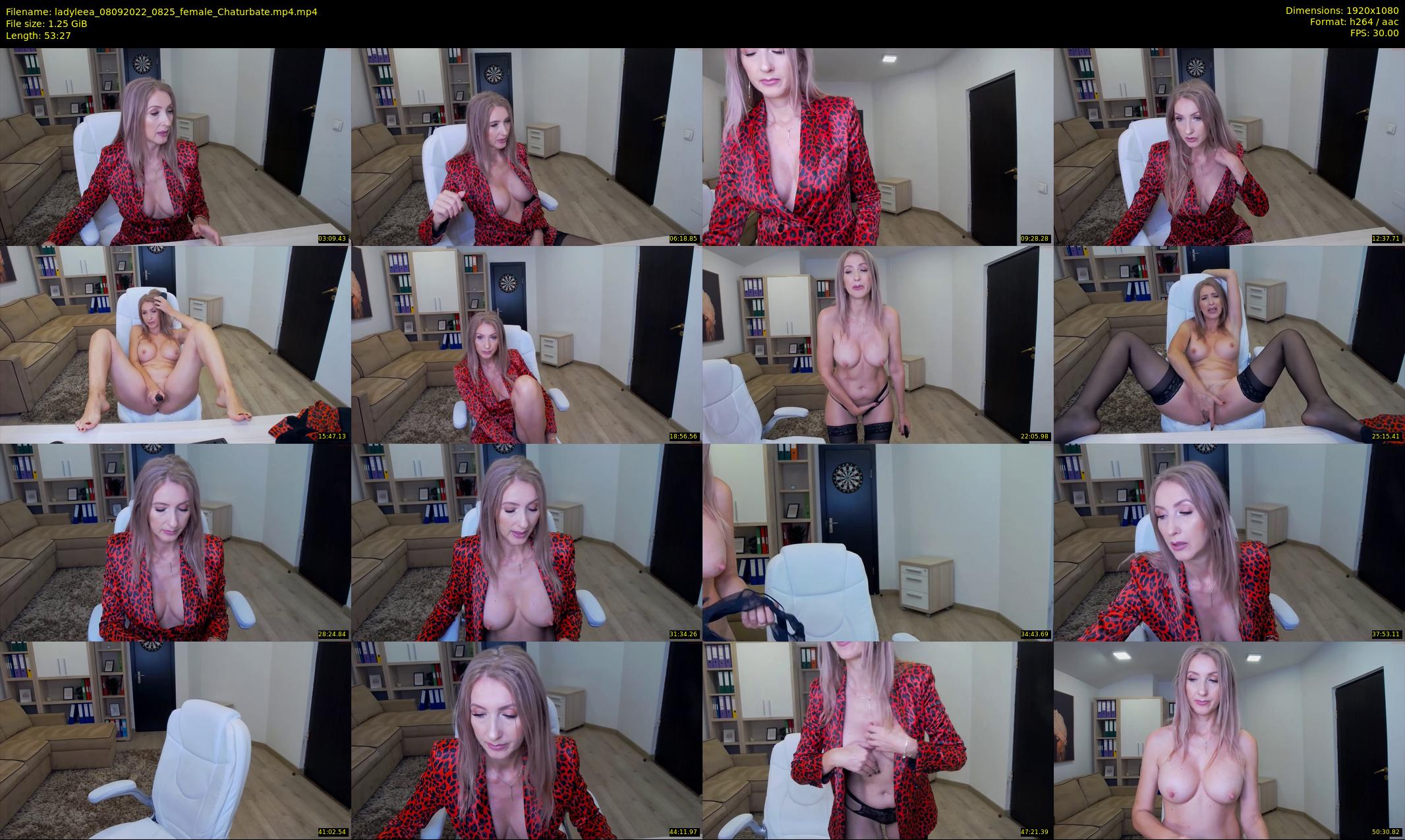 ladyleea — 54 minute Chaturbate female cam show recording, 1080p, Sep 8, 2022
