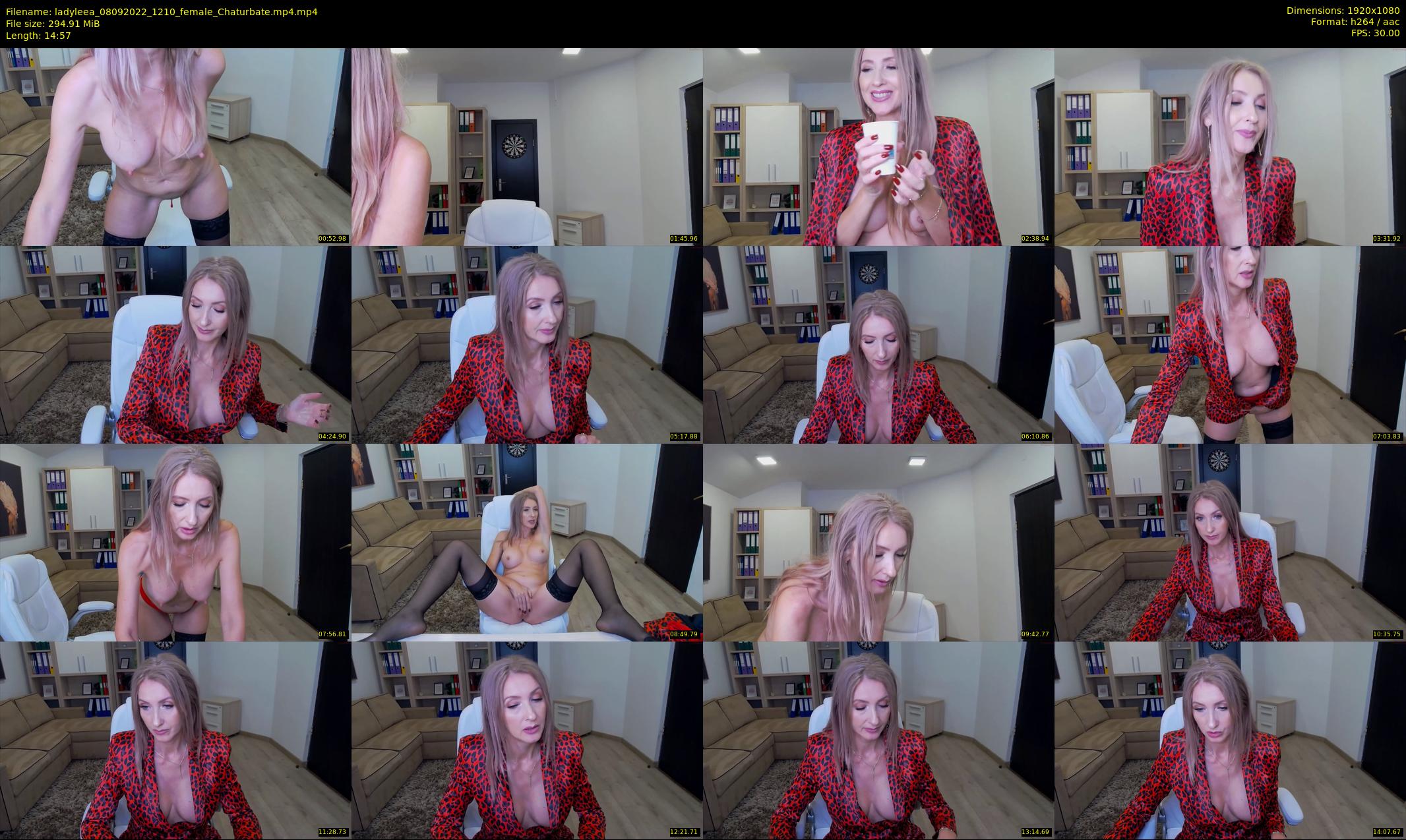 ladyleea — 15 minute Chaturbate female cam show recording, 1080p, Sep 8, 2022