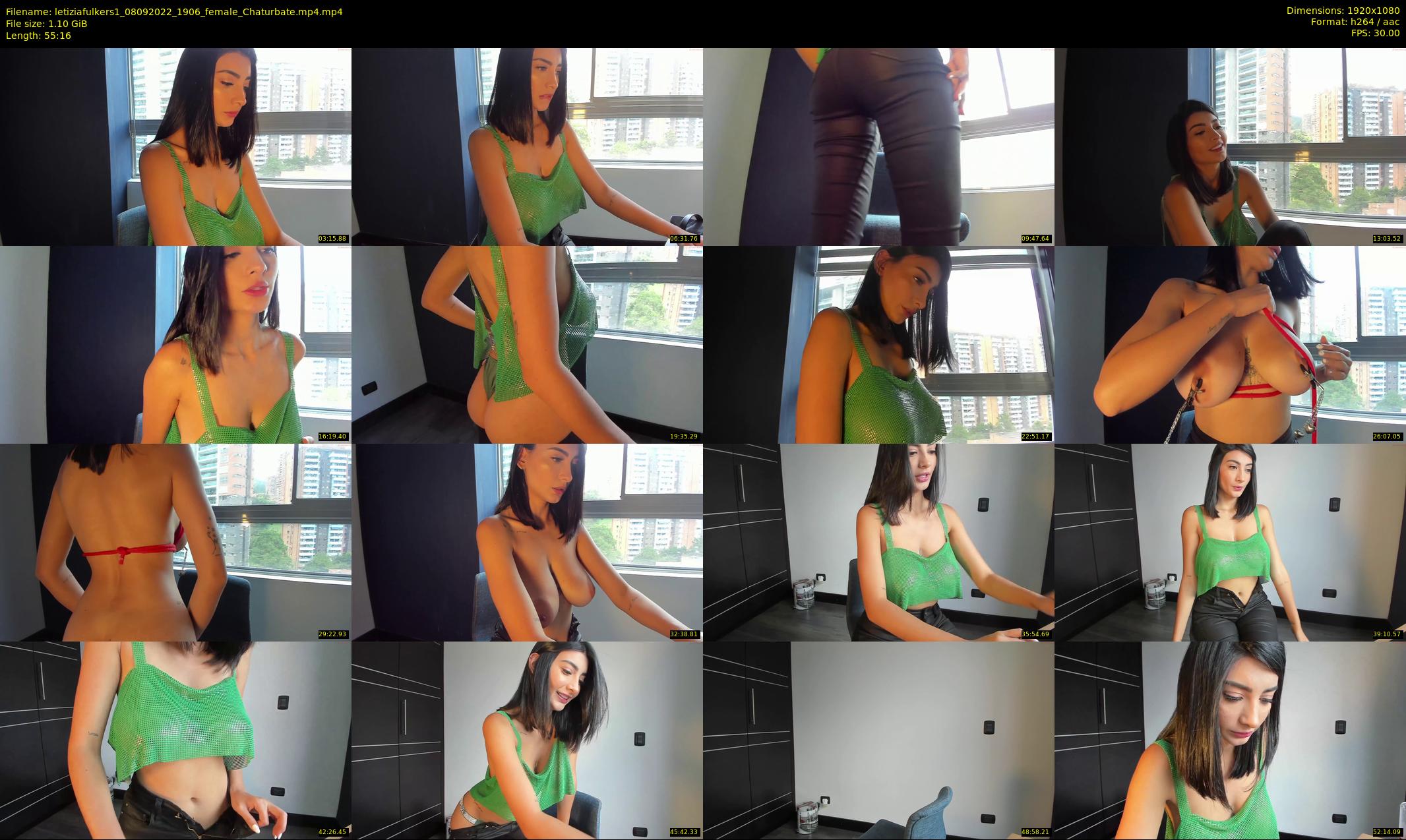 letiziafulkers1 — 56 minute Chaturbate female cam show recording, 1080p, Sep 8, 2022