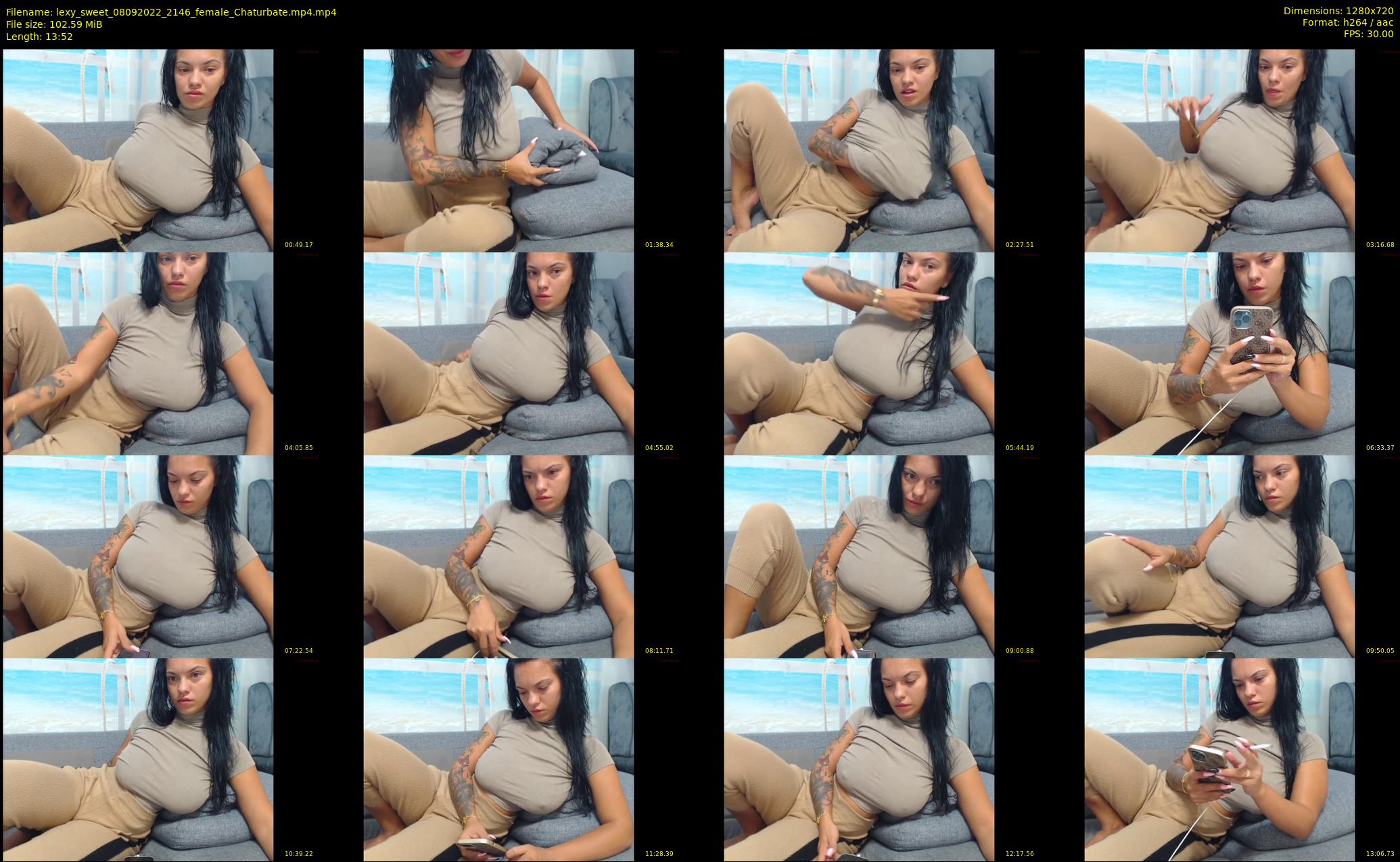 lexy_sweet — 14 minute Chaturbate female cam show recording, 720p, Sep 8, 2022