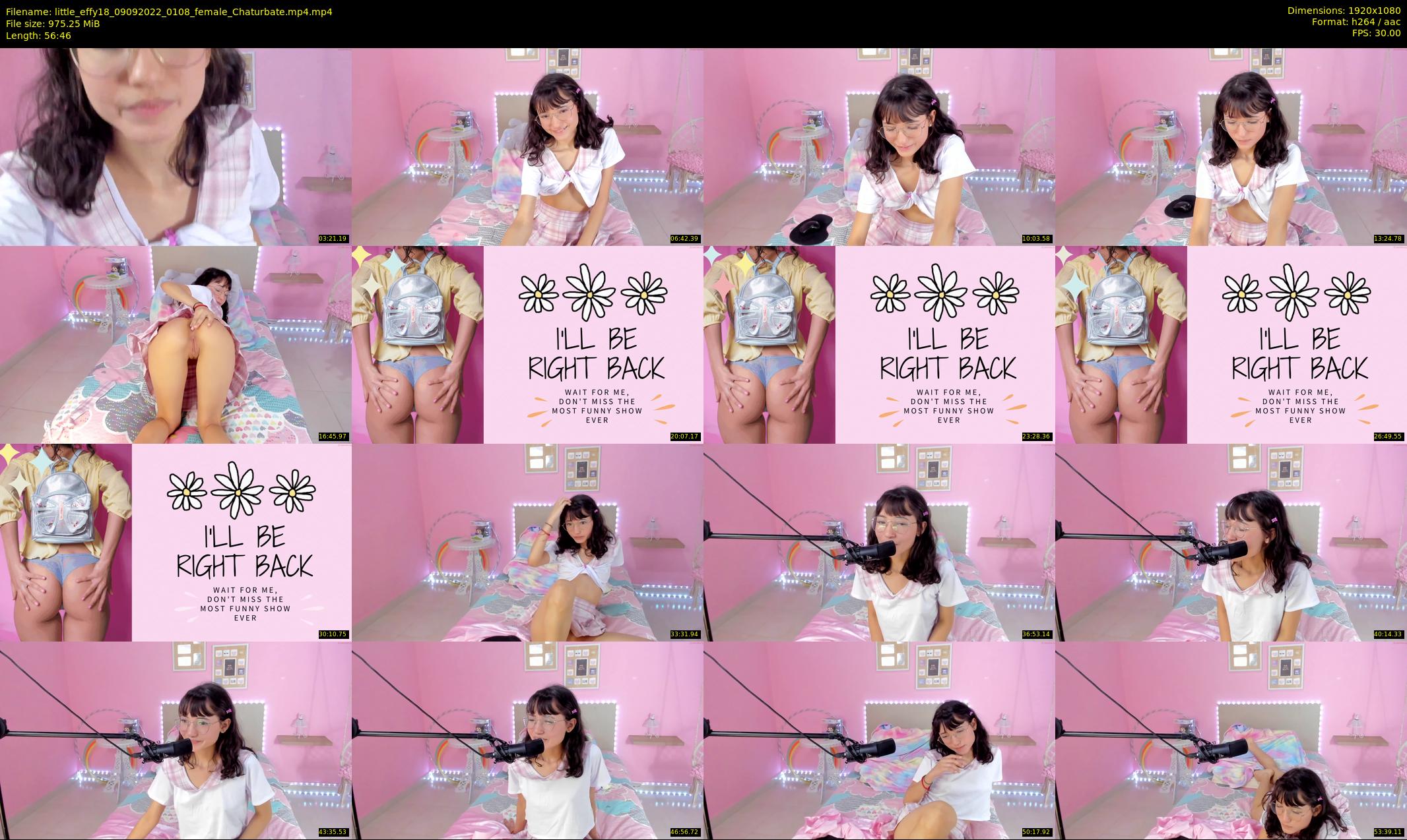 little_effy18 — 57 minute Chaturbate female cam show recording, 1080p, Sep 9, 2022
