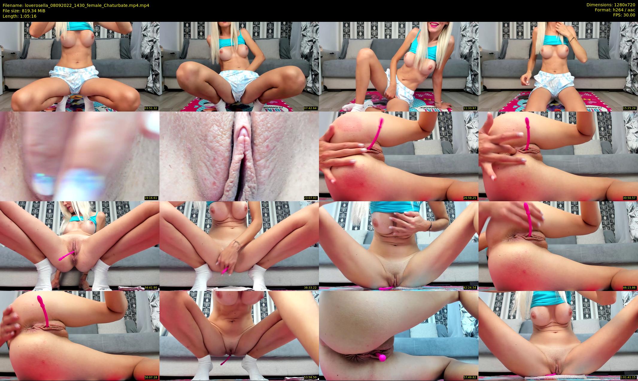 loverosella — 66 minute Chaturbate female cam show recording, 720p, Sep 8, 2022