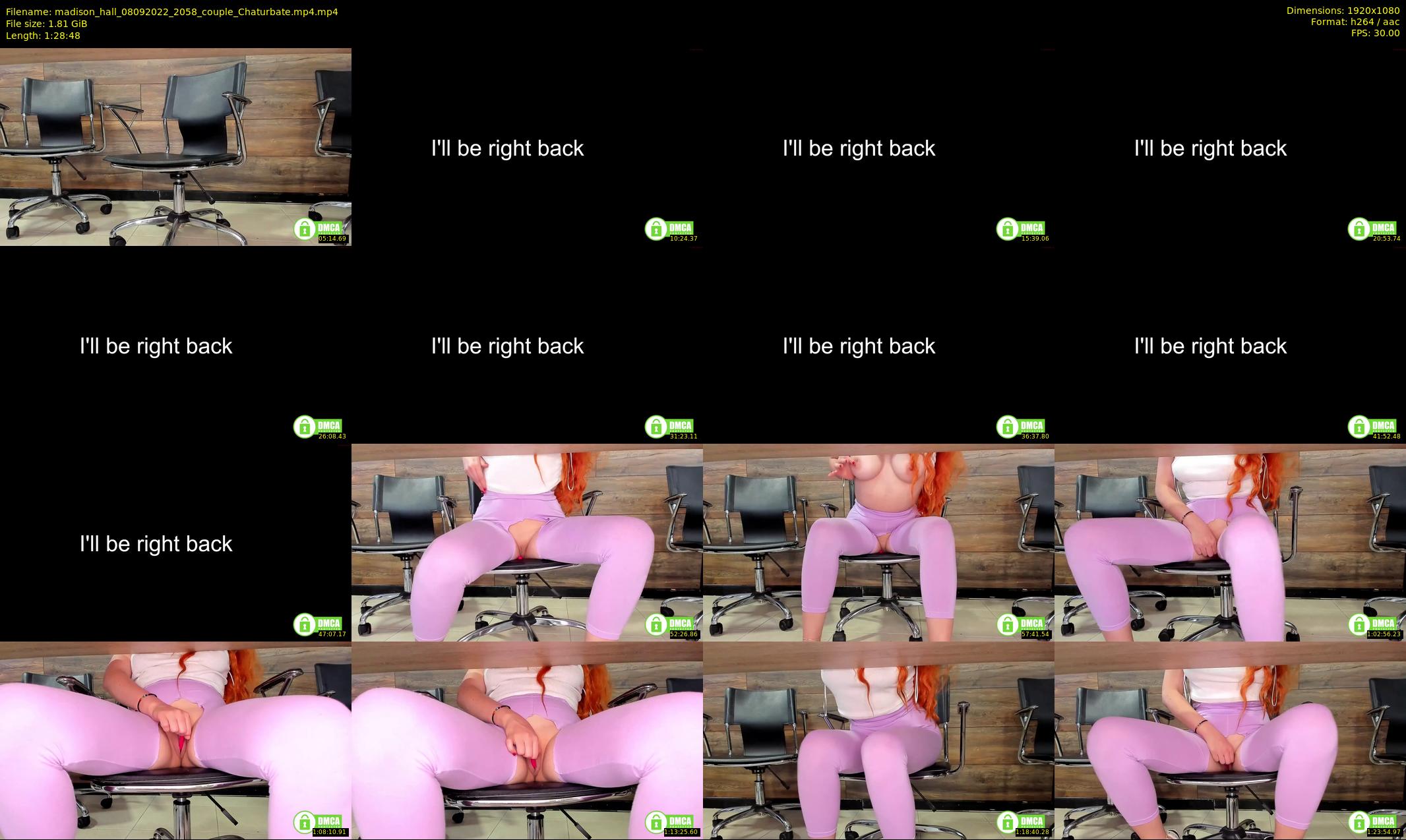 madison_hall — 89 minute Chaturbate female cam show recording, 1080p, Sep 8, 2022