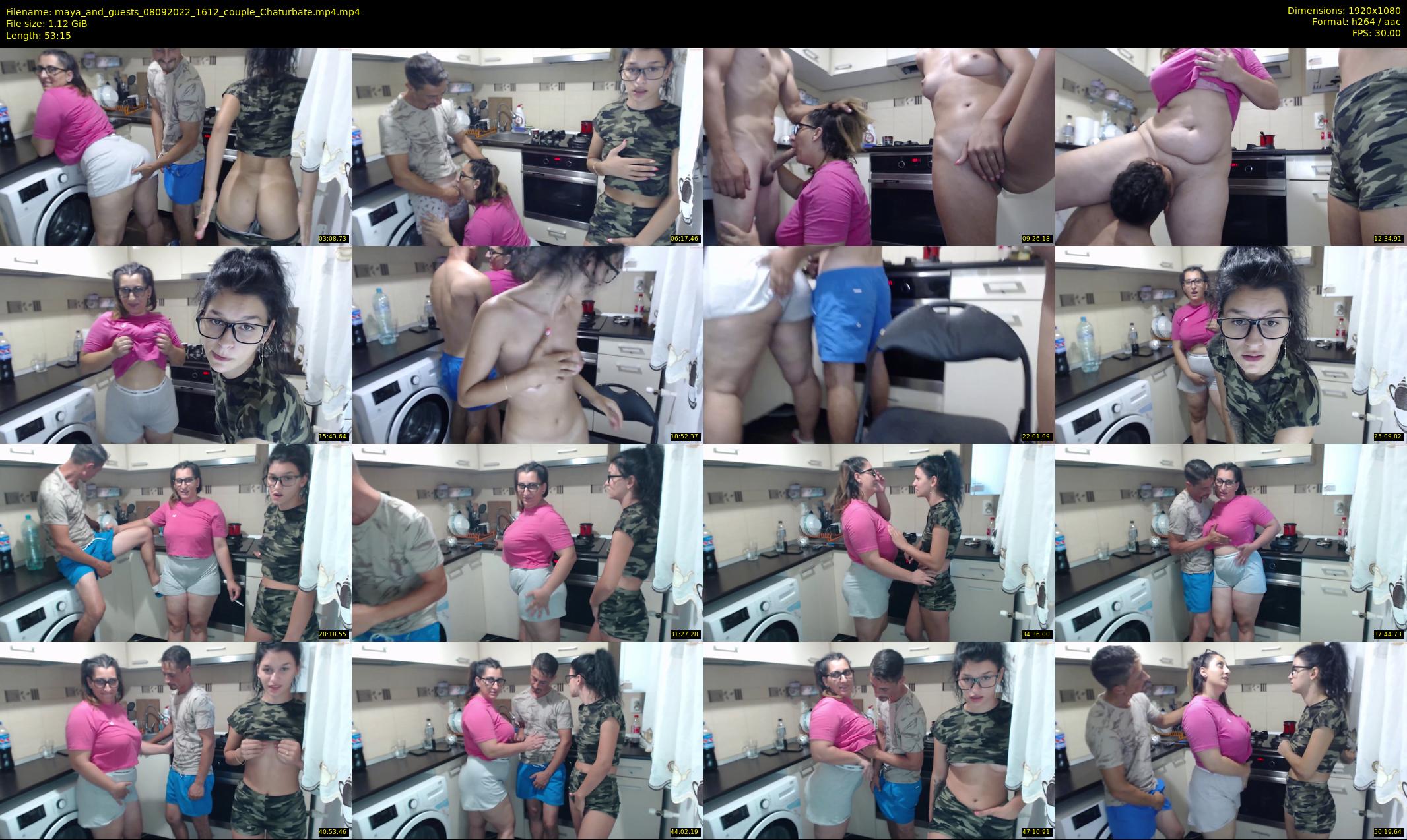 maya_and_guests — 54 minute Chaturbate couple cam show recording, 1080p, Sep 8, 2022