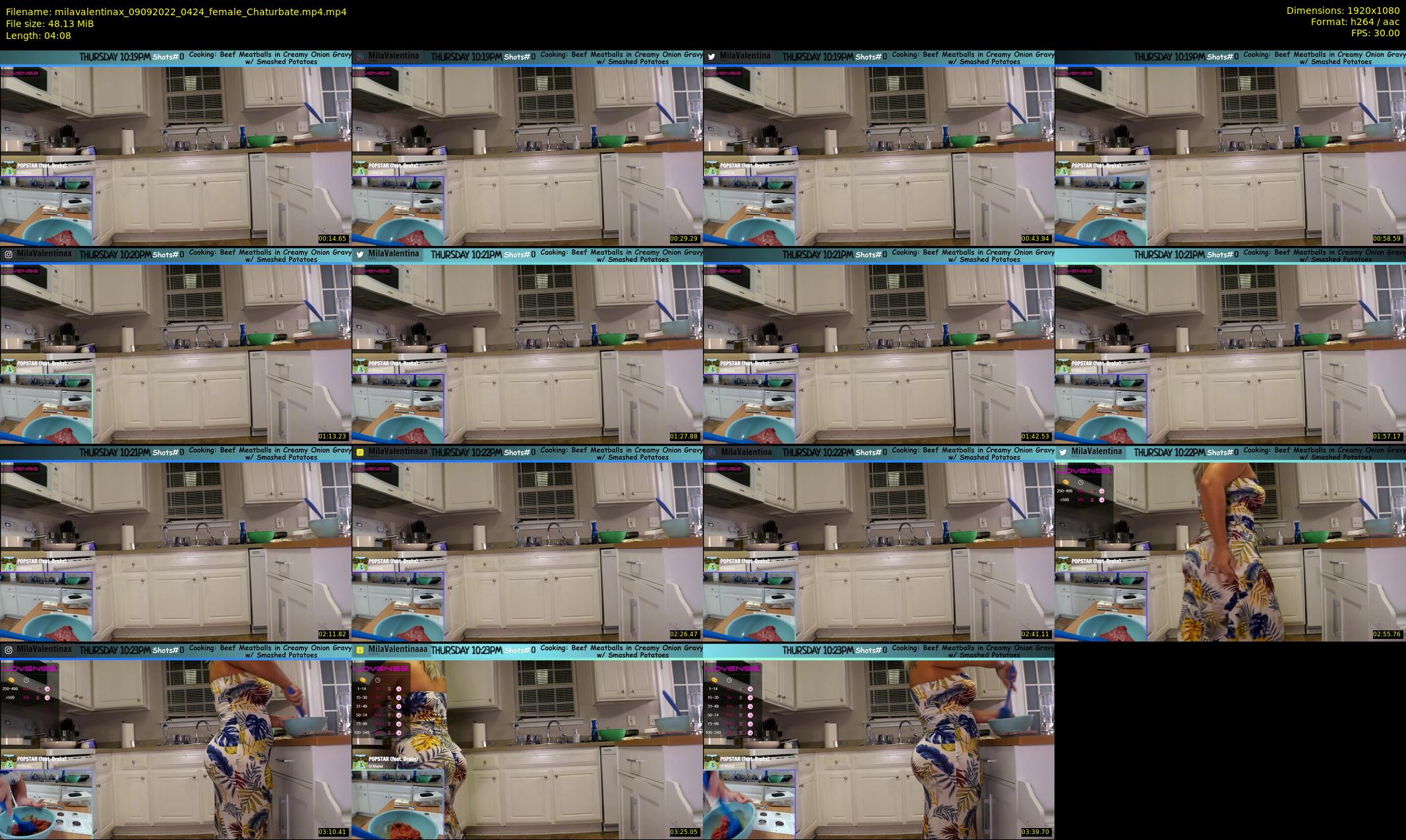 milavalentinax — 5 minute Chaturbate female cam show recording, 1080p, Sep 9, 2022