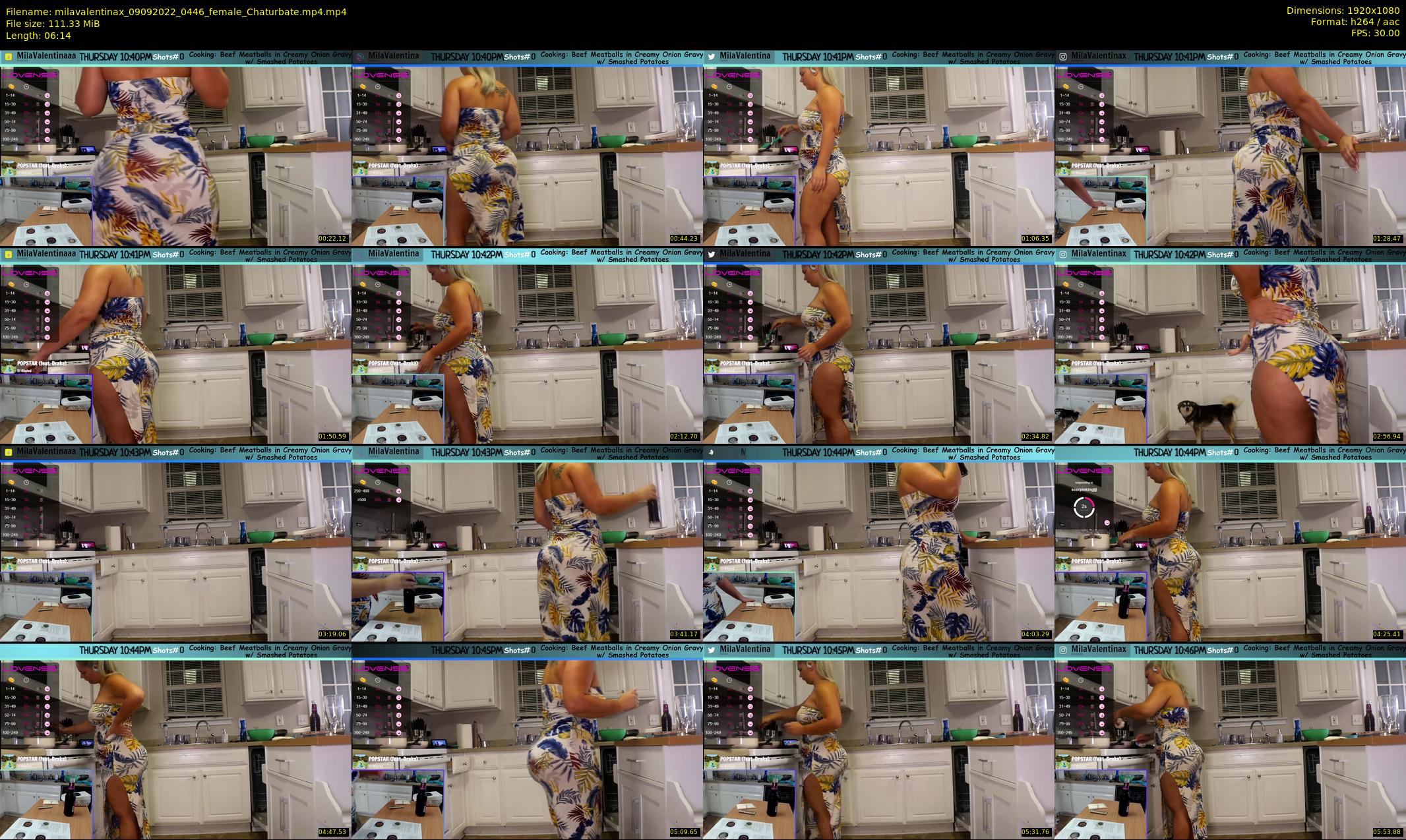 milavalentinax — 7 minute Chaturbate female cam show recording, 1080p, Sep 9, 2022
