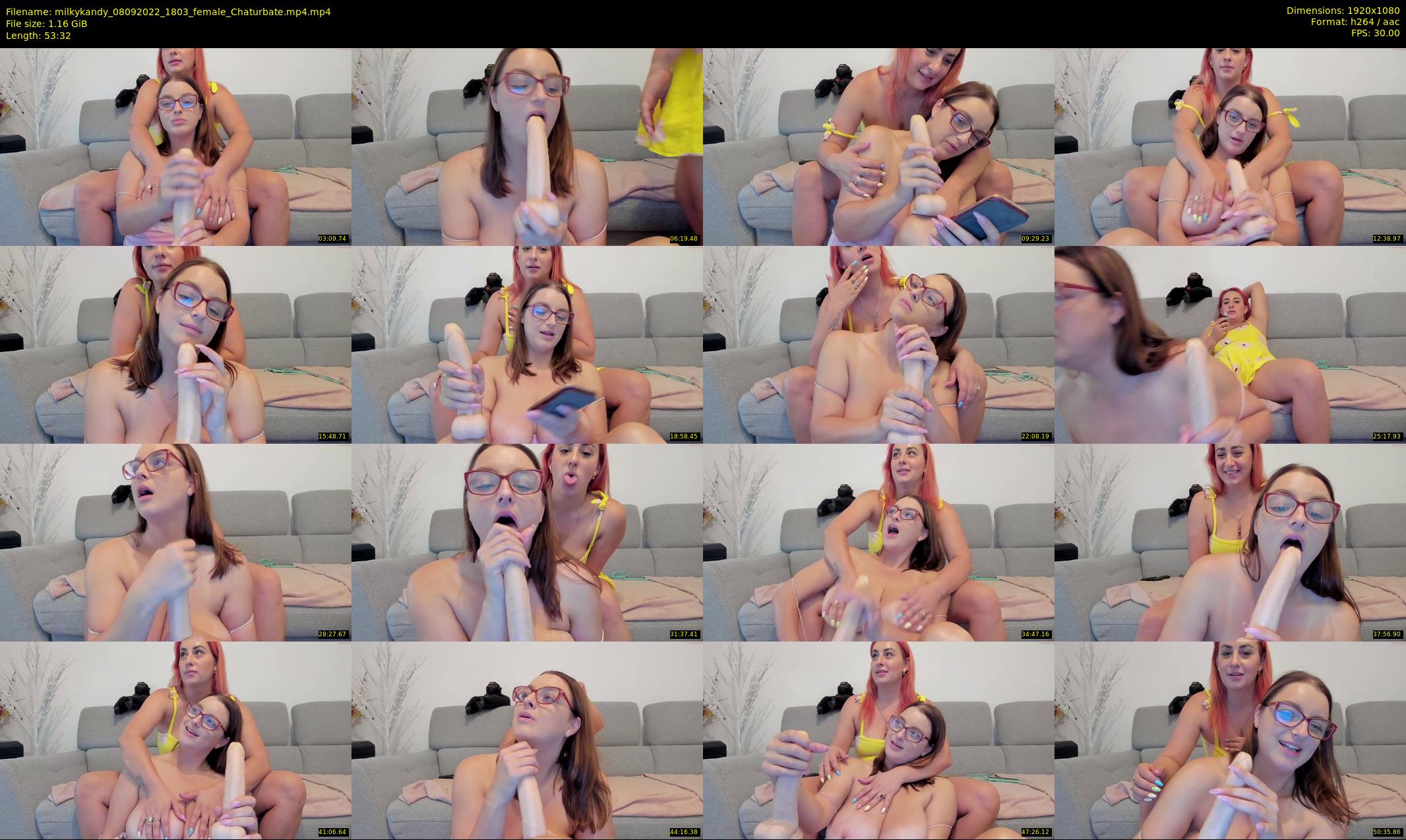 milkykandy — 54 minute Chaturbate female cam show recording, 1080p, Sep 8, 2022