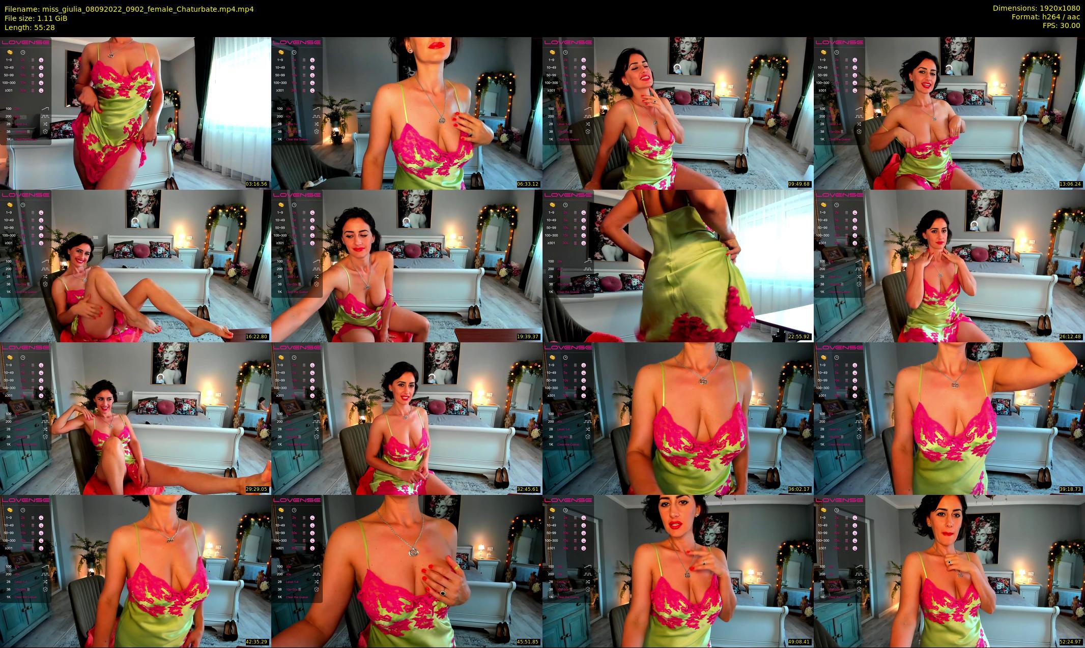 miss_giulia — 56 minute Chaturbate female cam show recording, 1080p, Sep 8, 2022