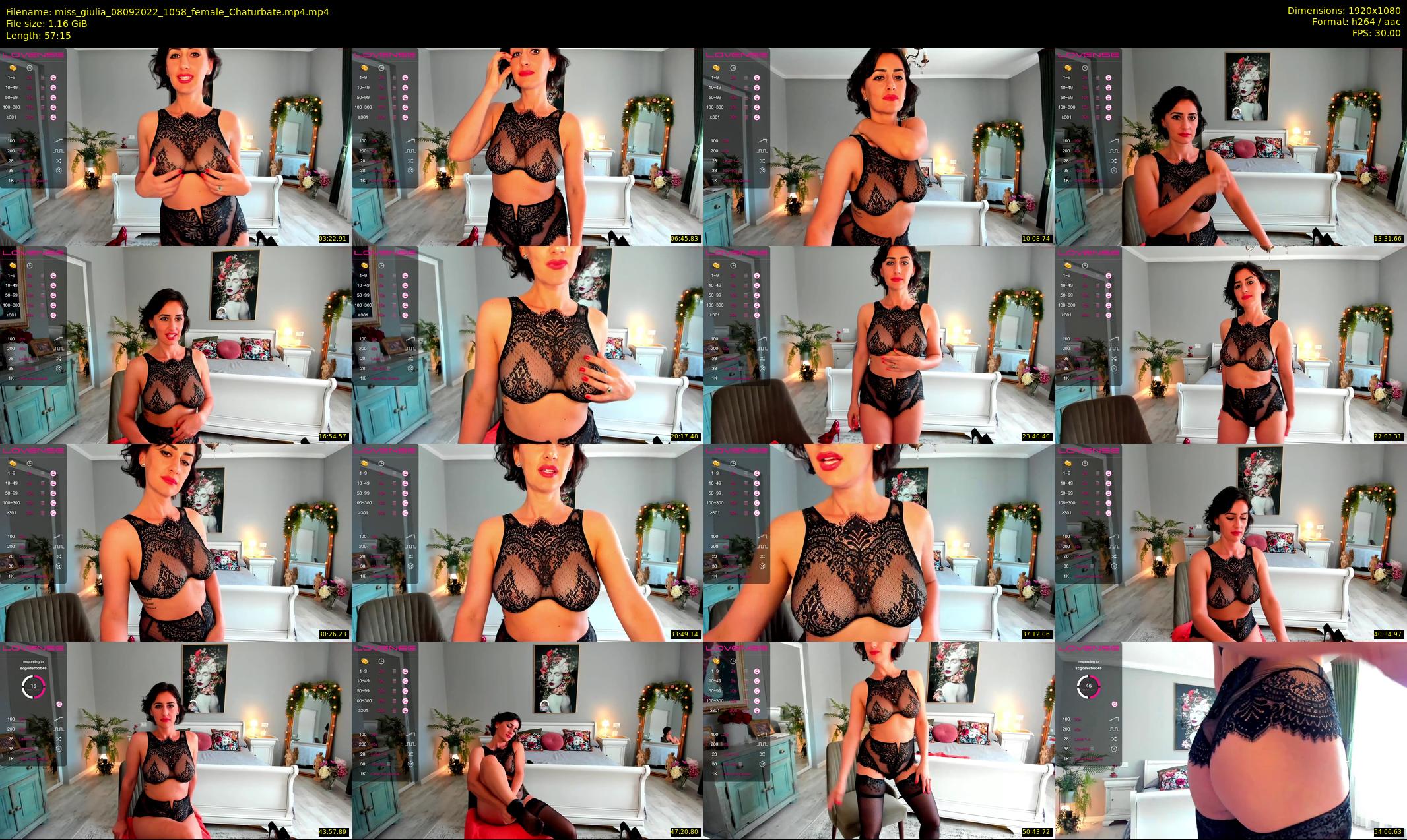 miss_giulia — 58 minute Chaturbate female cam show recording, 1080p, Sep 8, 2022