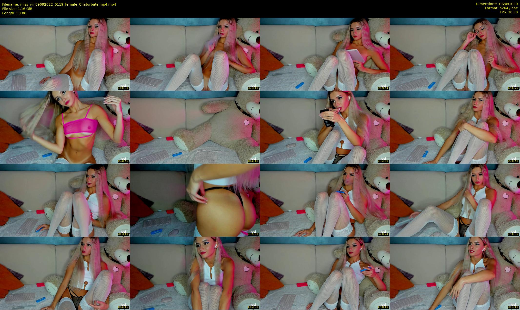 miss_vii — 54 minute Chaturbate female cam show recording, 1080p, Sep 9, 2022